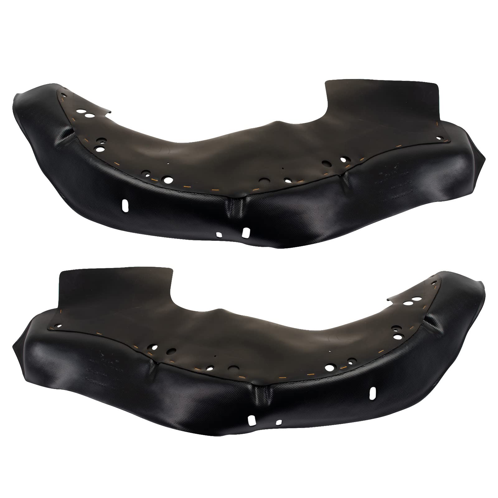 Trq Front Inner Fender Liner Set Compatible With 2004-2008 Chevrolet Colorado Gm1248163 Gm1249163