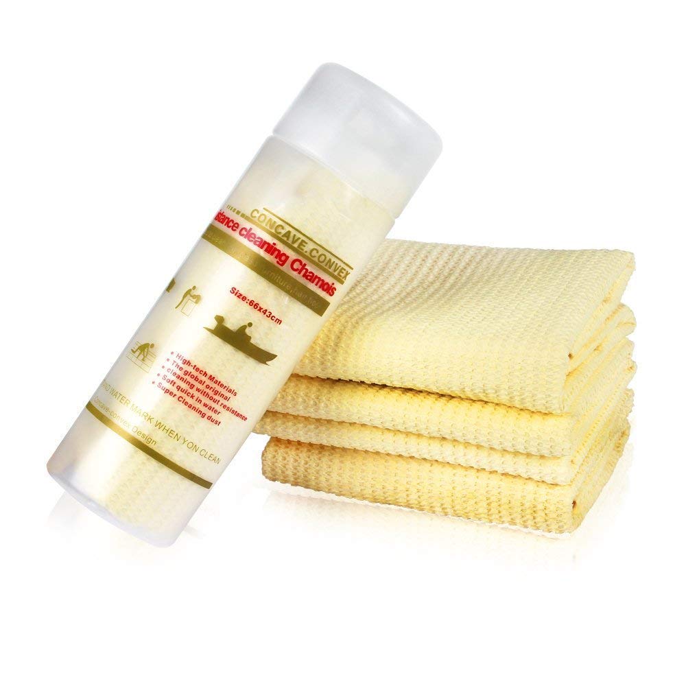 Automaze 3D Chamois Cloth Pro Synthetic, Water Absorbent Drying Towel  Lint Free, Scratch Free, Fast Drying, Washable Detailing