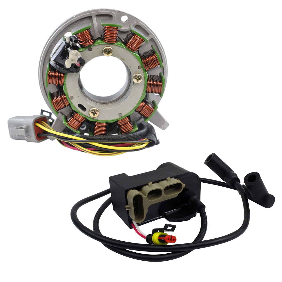 Rmstator Replacement Kit Stator + Peakrpm Cdi Box For Ski-Doo Expedition 2005 / Sport 2006 | Gsx 2005-2009 | Gtx 2005-2007 | Mx Z 2003-2006 / Mx Zx 2006-2009 | Skandic Suv Swt Wt 2004-2011 | 420886603