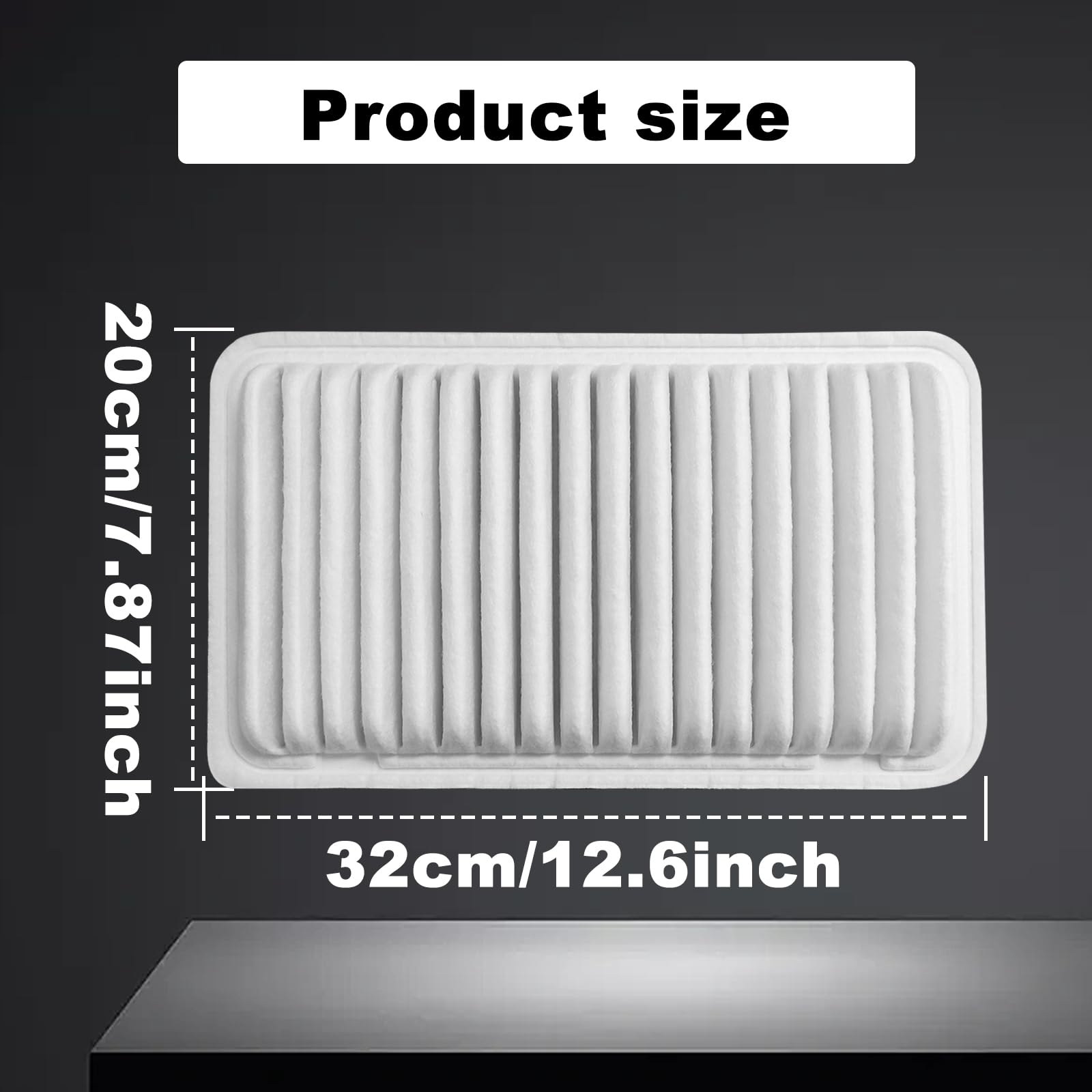GP360 (CA9360) Engine Air Filter Compatible with Lexus ES300 ES330 RX330 RX350, Toyota Camry Highlander Sienna Premium Air Filte