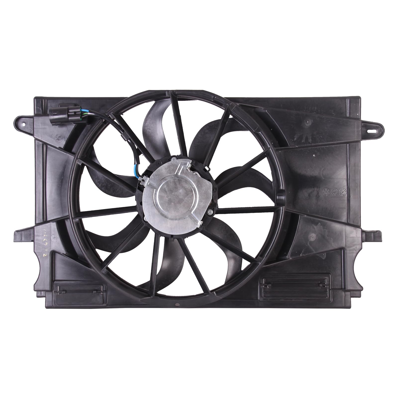 TYG Upgraded Cooling Fan Assembly for 2016 Chevrolet Cruze 1.4L Auto Transmission | Racing-Level OE Replacement Engine Radiator