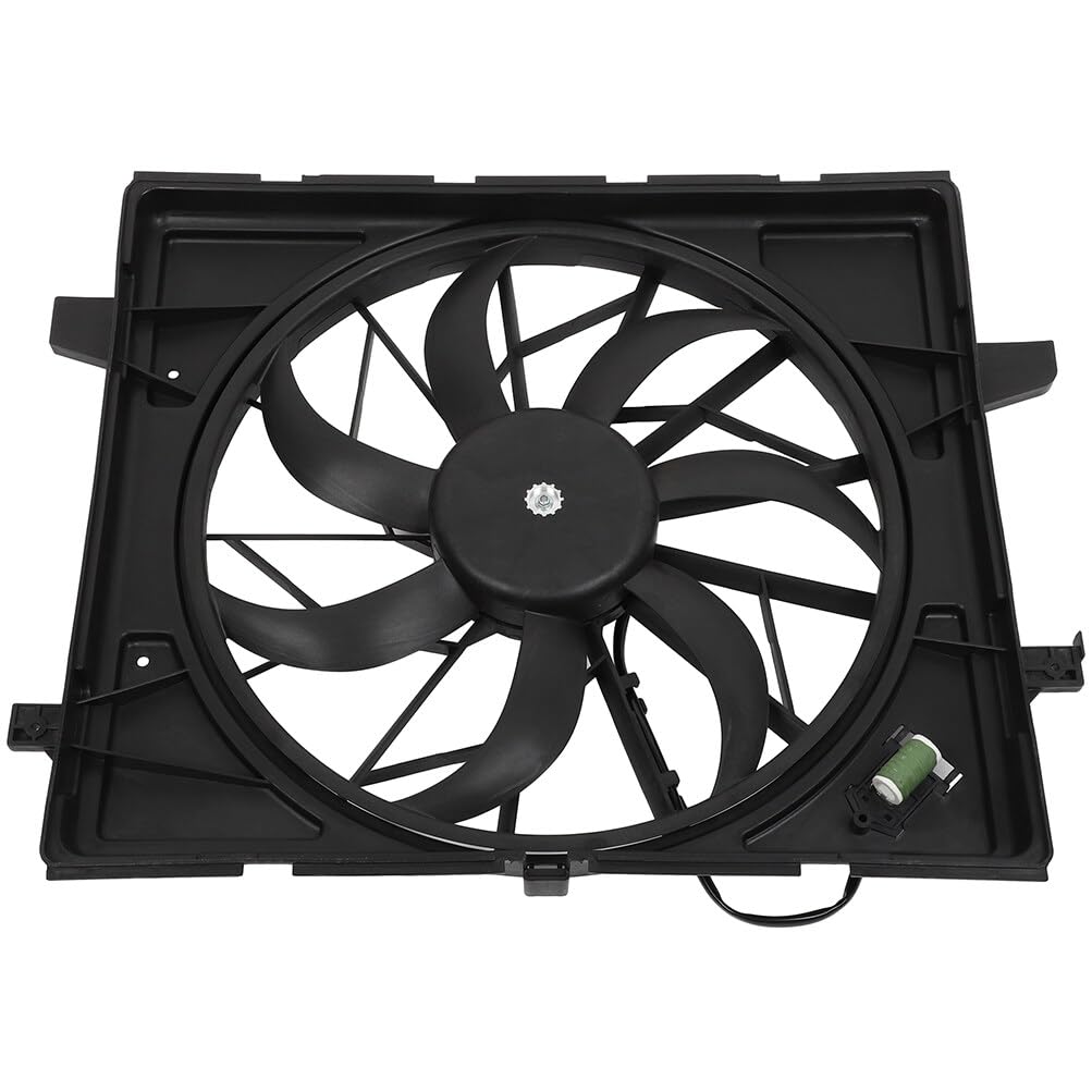 SCITOO 622660 Radiator Cooling Fan Compatible for 2011-2019 for Dodge Durango 3.6L 2011-2015 for Dodge Durango 5.7L 2011-2019 fo