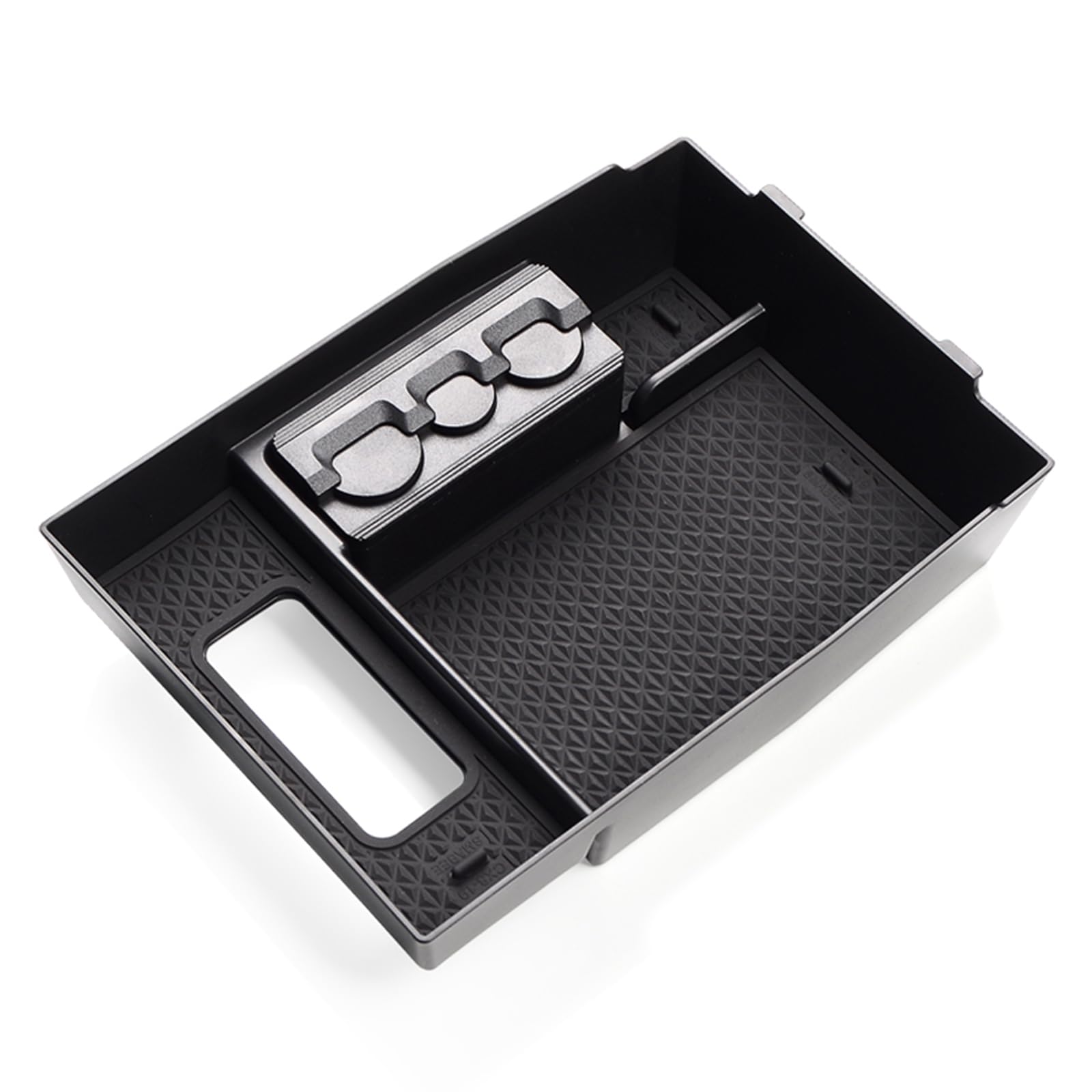 Smabee Fit For Mazda Cx-8 Cx-9 Center Console Organizer 2024-2016 Cx8 Cx9 Accessories Central Armrest Storage Box Insert Abs Hidden Tray