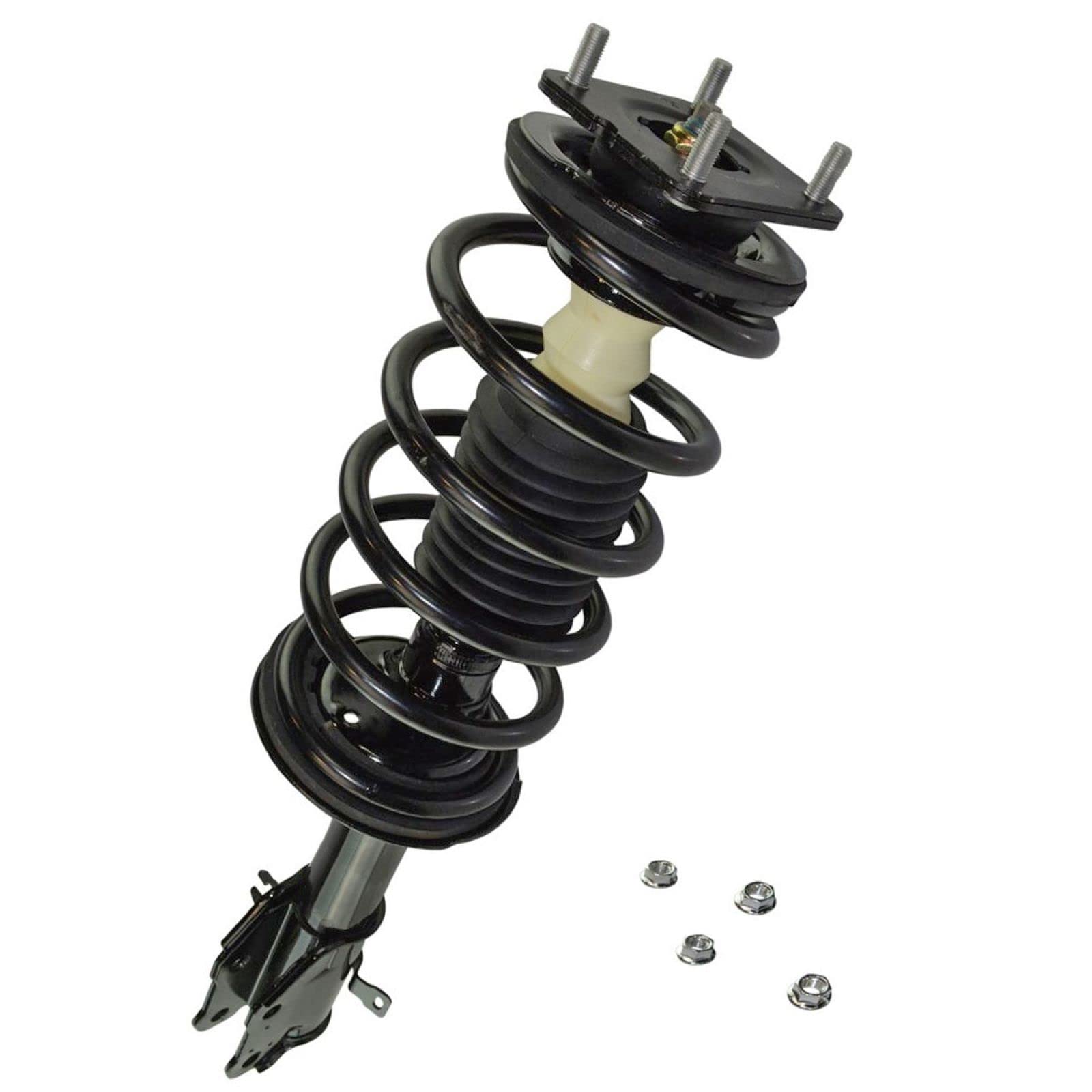 Trq Front And Rear Complete Strut Assembly & Shock Absorber Kit Complete Strut & Coil Spring Assembly Compatible With 2007-2015