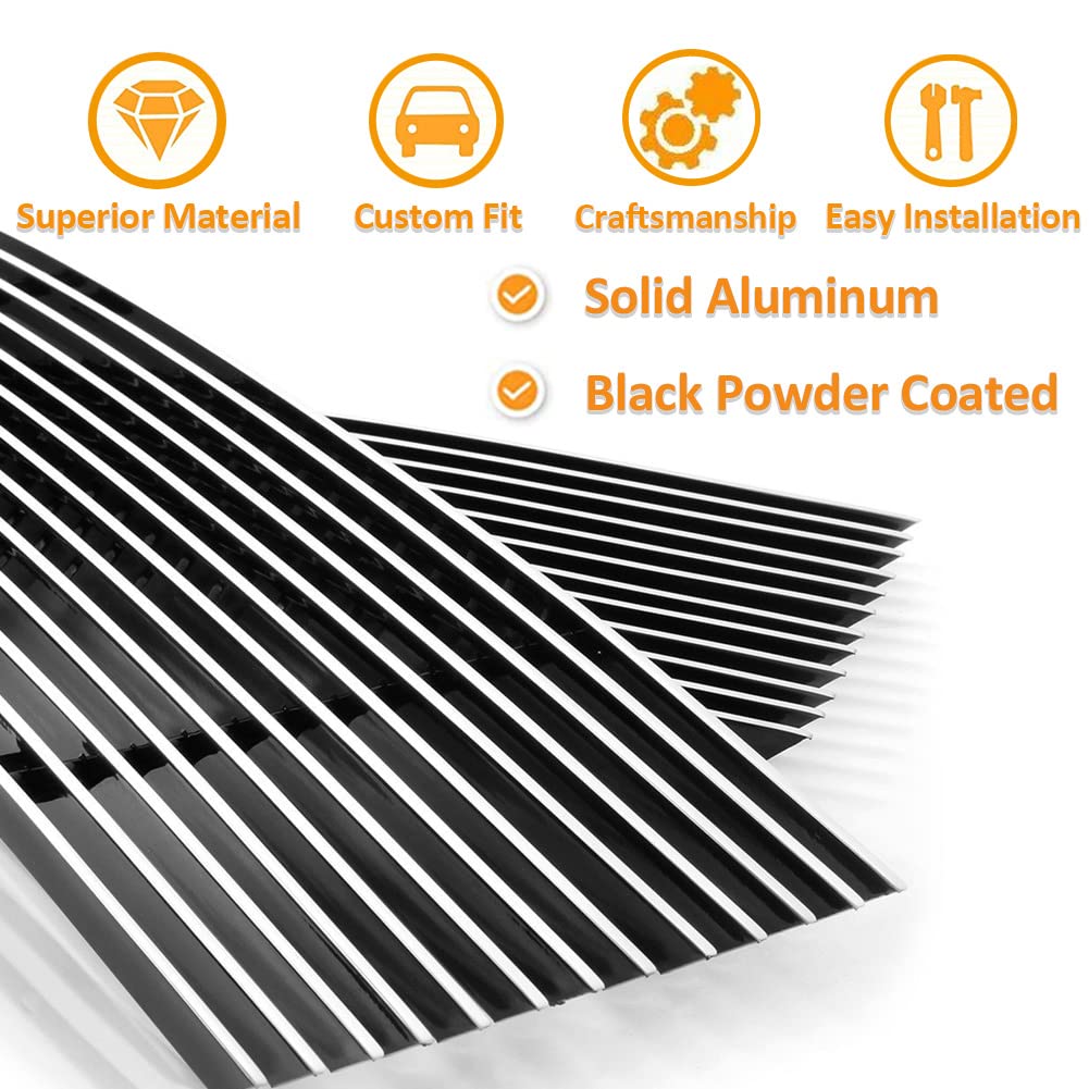 Fits Dodge Ram 2500/3500 2010 2011 2012 Chrome Front Billet Grille Combo Polished Grill Insert