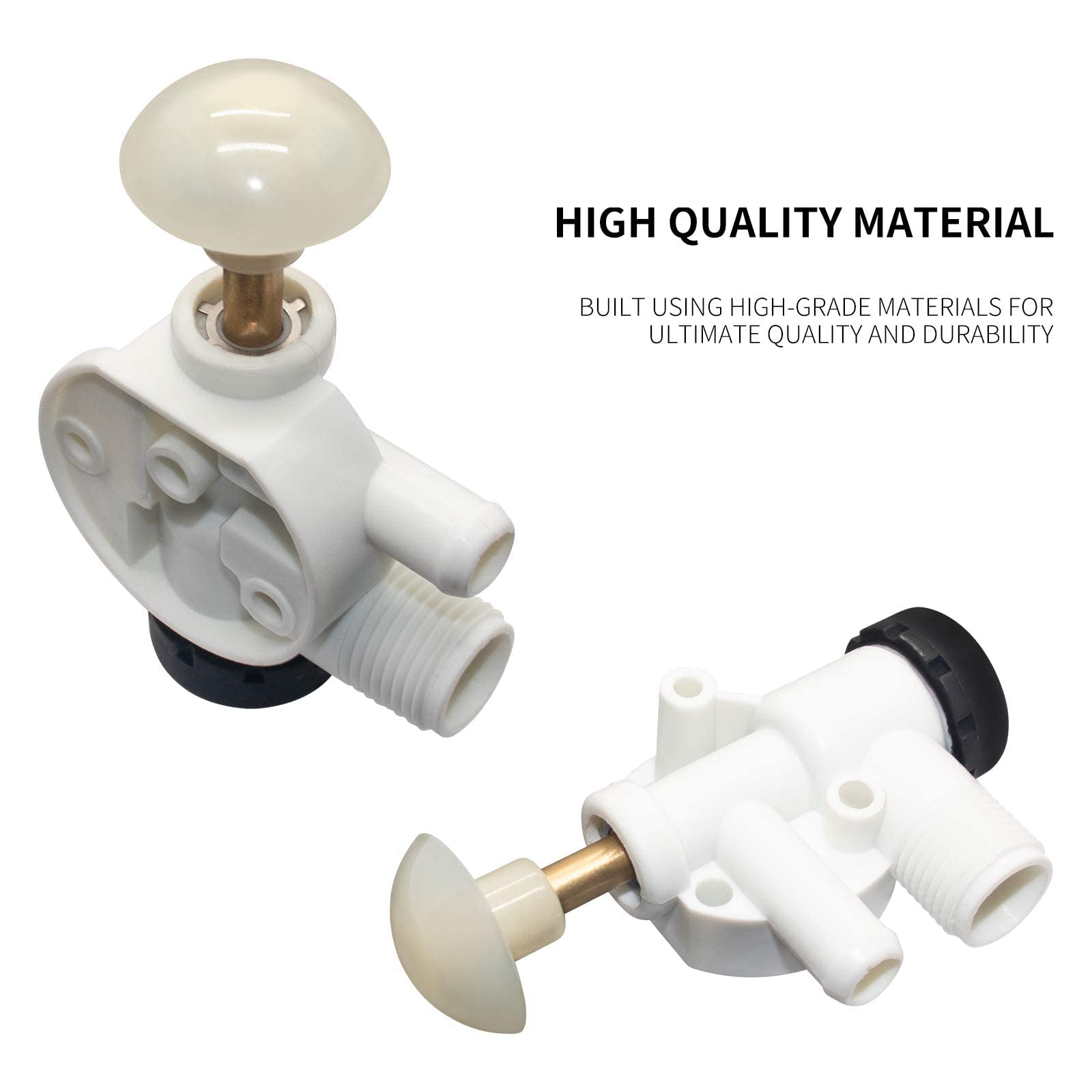 385314349 314349 RV Water Valve Kit Toilet Water Valve Assembly by Sikawai Fit Dom-etic Sealand VacuFlush Toilet Models
