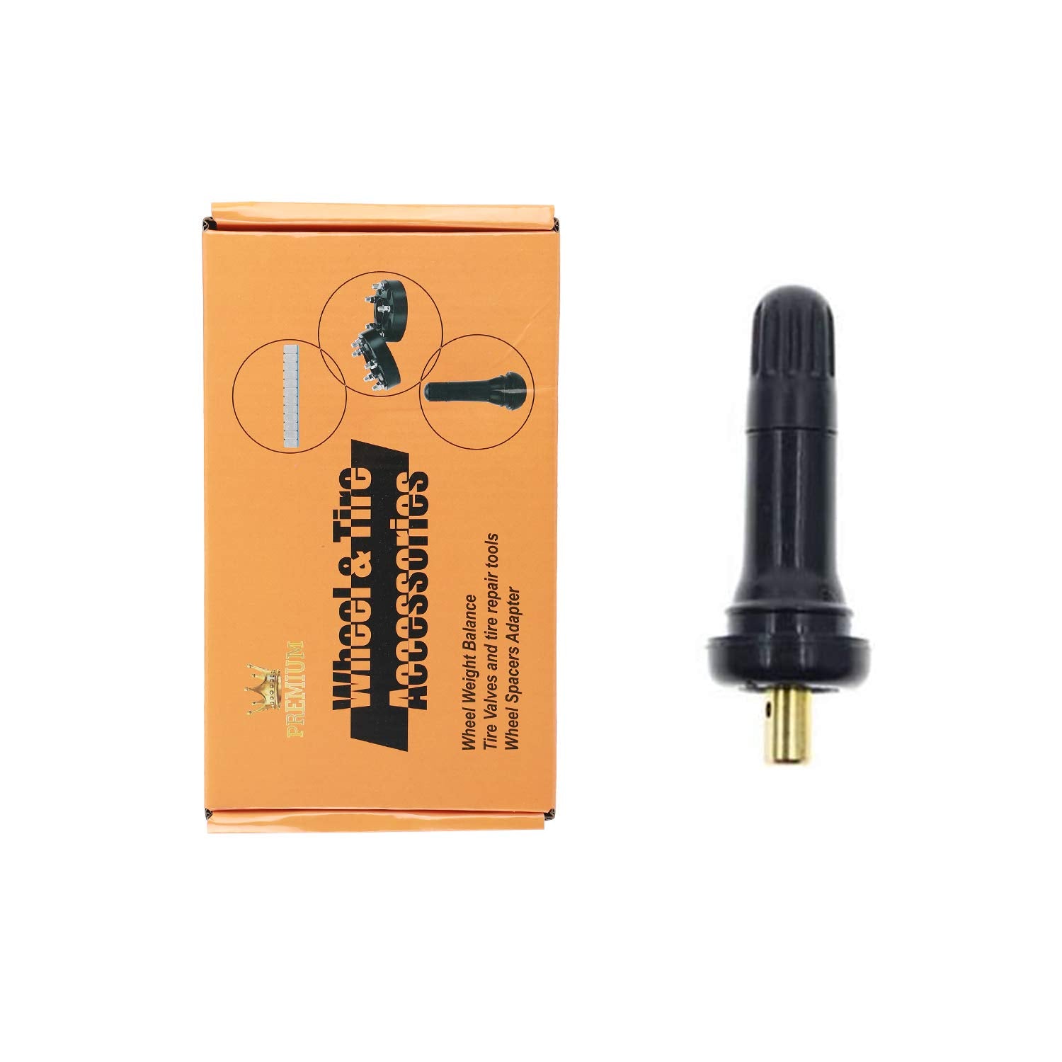 Ezisoe 50 Pcs Tire Tpms 20008 Pressure Monitoring System Sensor Explosion-Proof Snap In Tire Valve Stems
