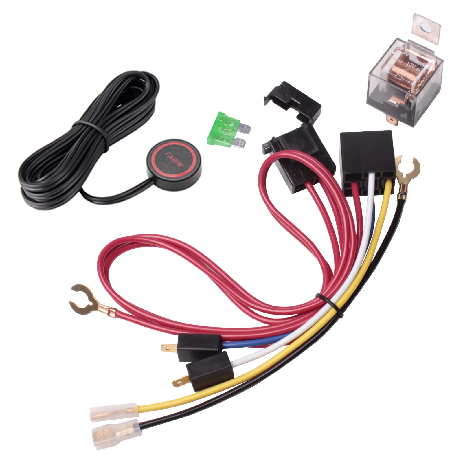 Farbin Air Horn Relay Wiring Harness Kit 12V 80 Amp For Car Truck Motorcycle