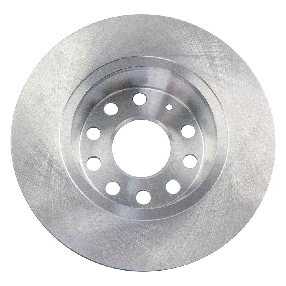 Trq Rear Brake Rotors Set Solid Compatible With 2019-2021 Volkswagen Jetta 2022-2023 Taos