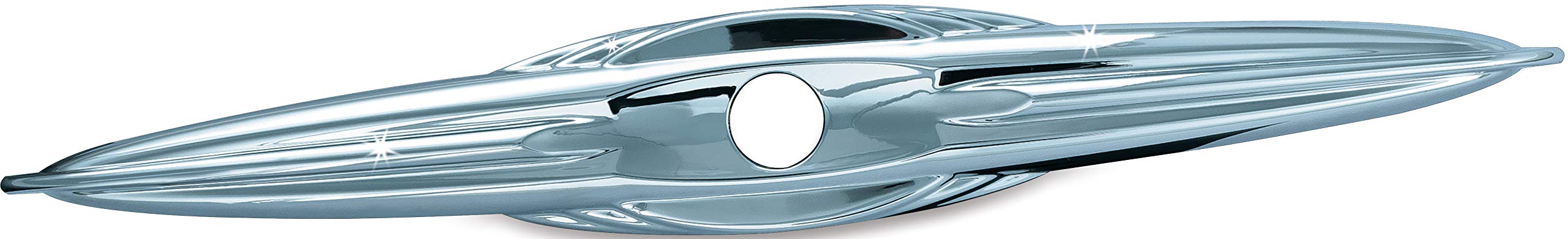 Kuryakyn 7215 Motorcycle Accessory: Rear Trunk Latch/Key Hole Lock Accent For 2009-19 Harley-Davidson Trike Motorcycles, Chrome