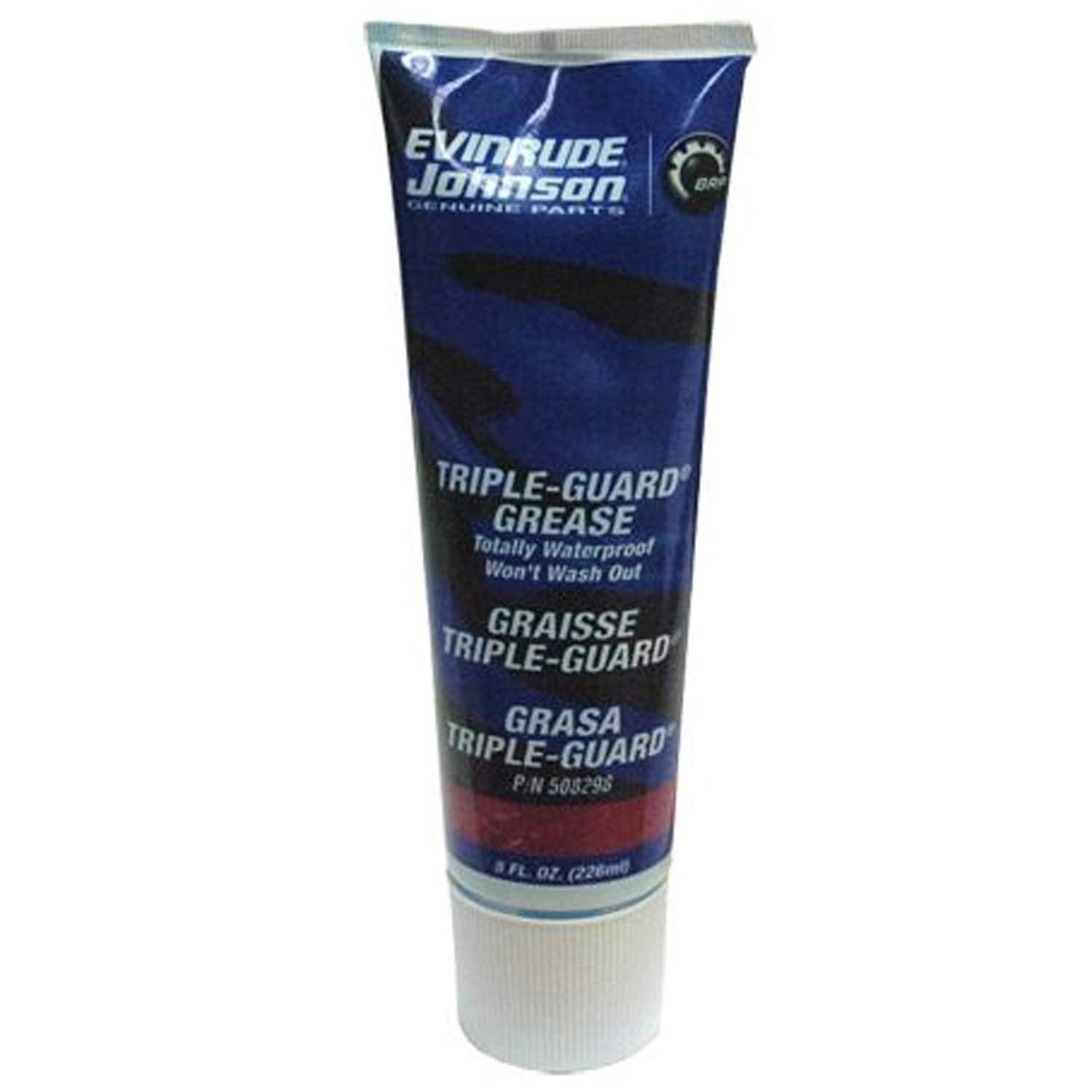 Oem Brp Johnson Evinrude Triple-Guard Marine Grease 8 Oz Tube 0508298
