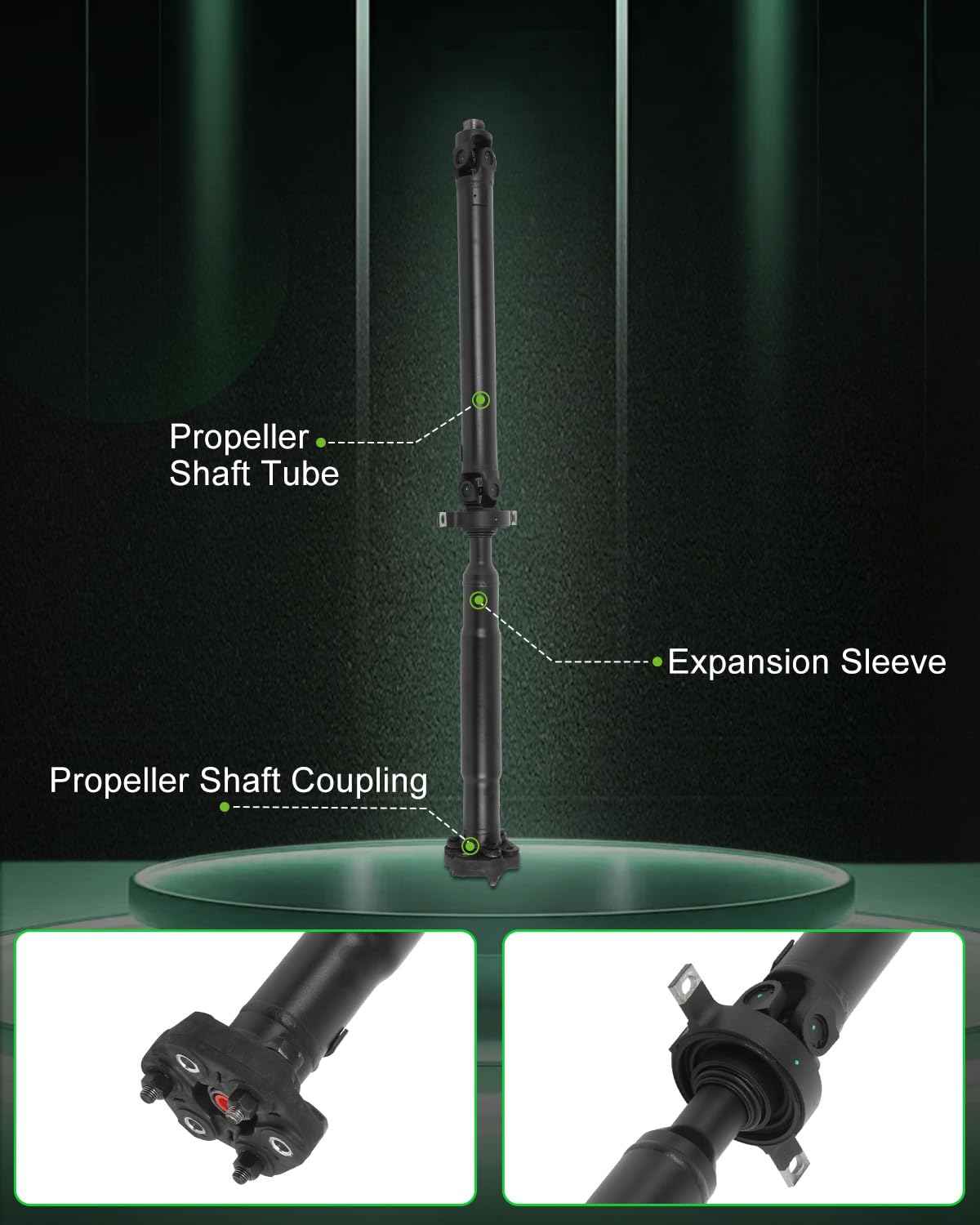 Scitoo?50.75''?Steel Rear Driveshaft Assembly Drive Shaft Prop Shaft Compatible For Bmw X3 2011-2017,For Bmw X4 2015,Oe# 2610758