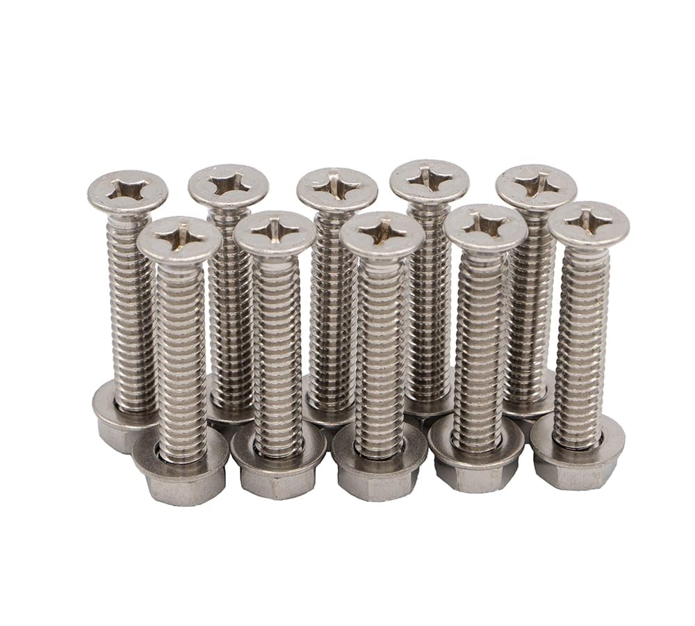 Mytee Products 22 Pieces Black L-Track Tie Down Kit With 2' Round Anchor Point For Trucks Or Trailers To Tie Down Your Boat, Utv, Atv, Motorcycle, Lawnmower