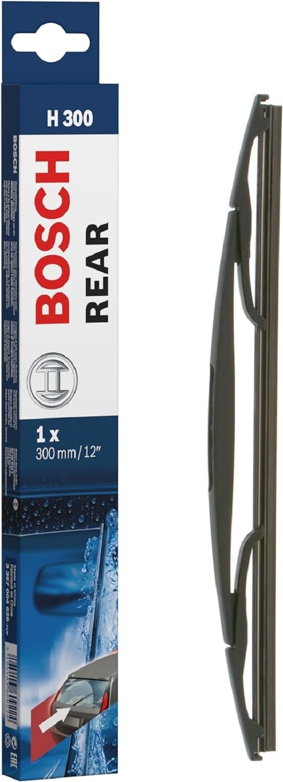 Bosch H300 Rear Wiper Blade; 12' - Single