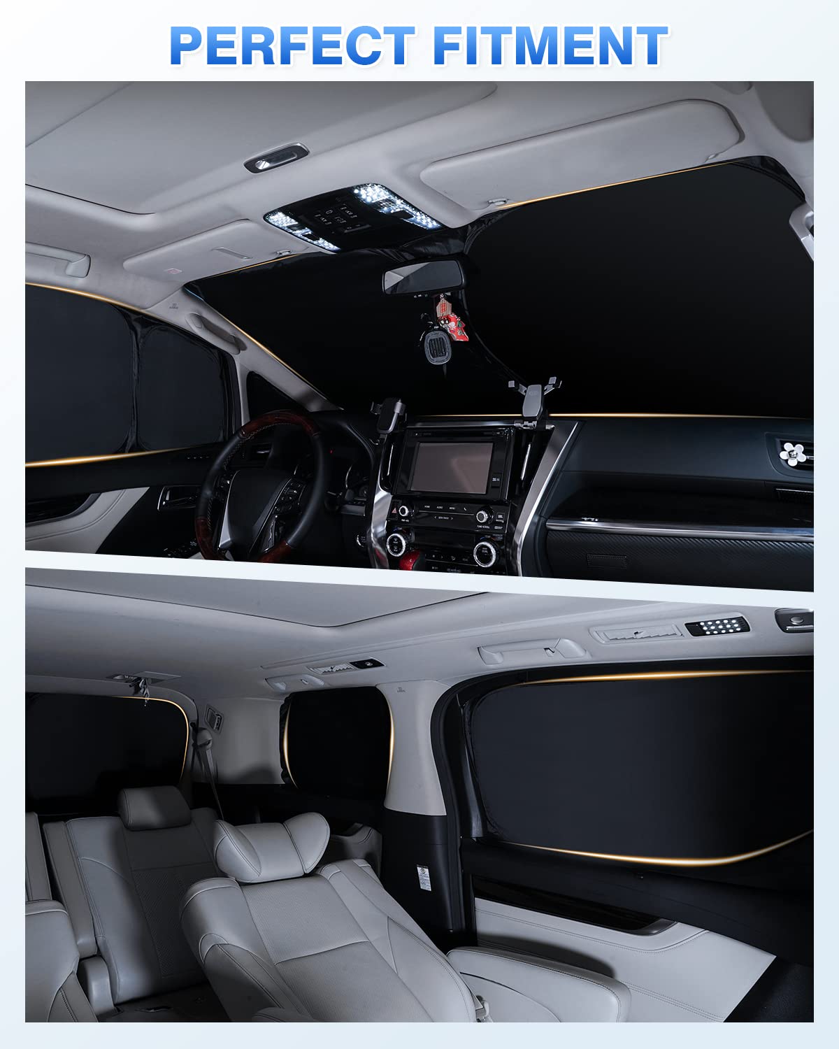 Canvcle Sunshades For 2016-2022 Lexus Rx Accessories Windshield Sun Shade Side Rear Window Shade Cover Sun Visor Shield Privacy