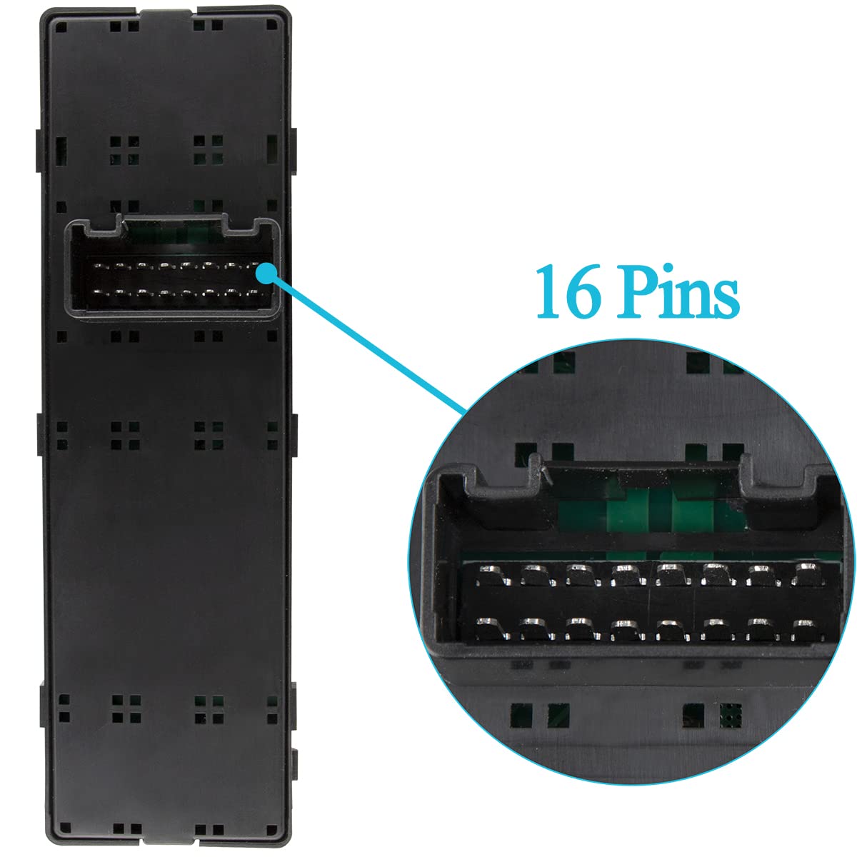 Master Power Window Switch Button Fits KIA Sorento R SX LX EX 2010-2014, Driver Side Front Left Power Electric Window Control Sw