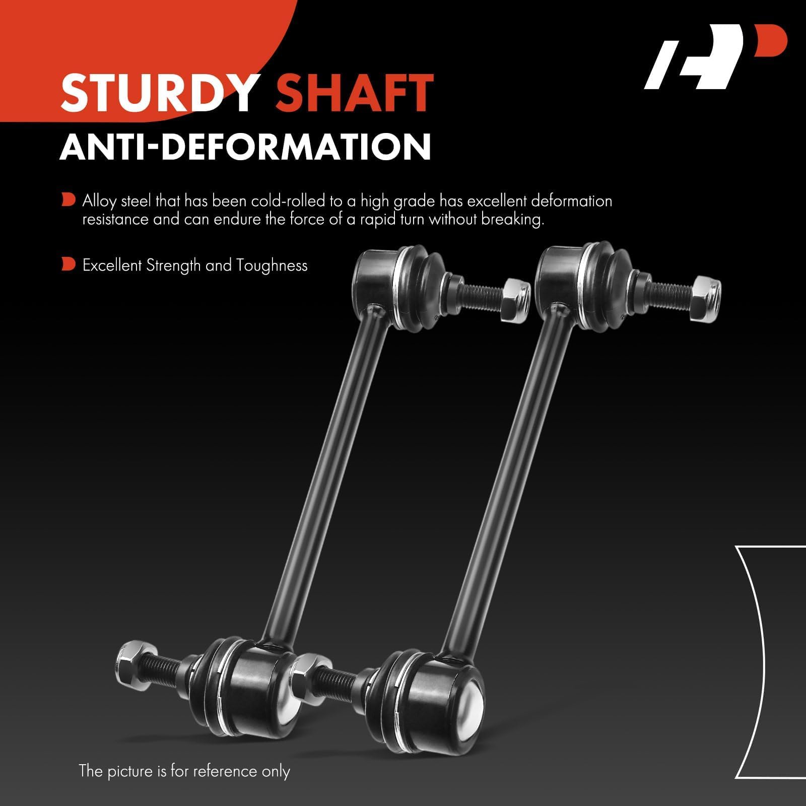 A-Premium 2 X Rear Sway Bar Links Stabilizer Bar Links, Compatible With Hyundai & Kia & Chevrolet & Buick & Oldsmobile - Sonata