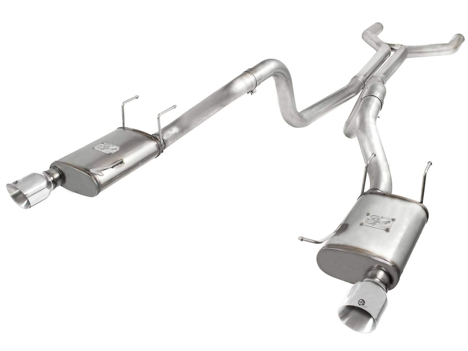 Afe (49-43049-P) 3 409 Stainless Steel Cat-Back Exhaust System With Polished Tip For Ford Mustang Gt