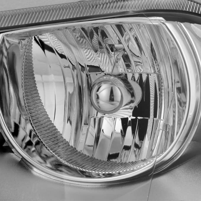 Akkon - For Dodge Avenger Oe Replacement Chrome Bezel Headlights Driver/Passenger Head Lamps Pair New