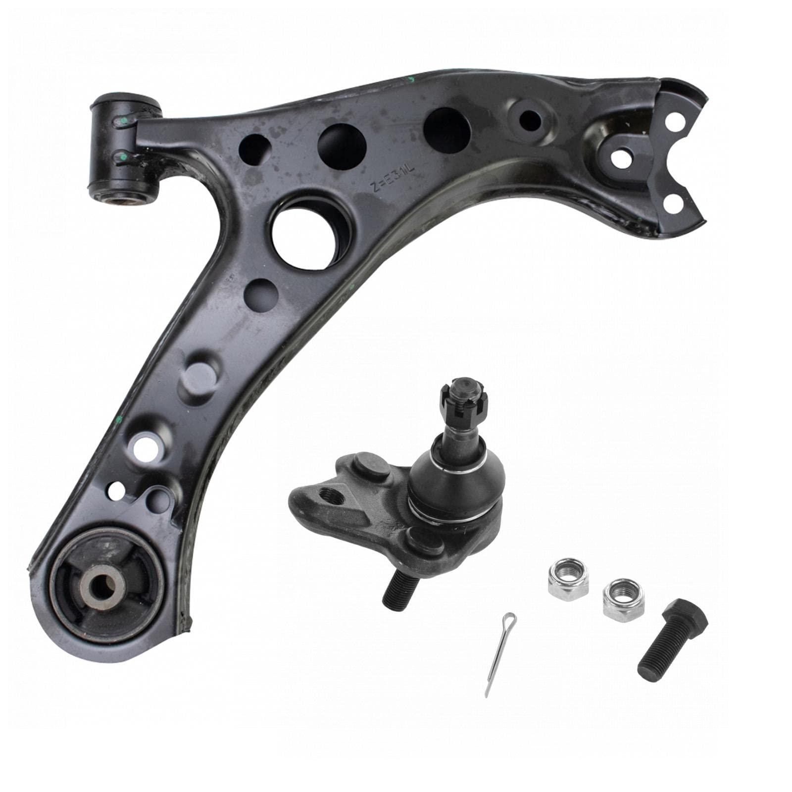 Trq Front Left Lower Control Arm With Ball Joint Drivers Side Compatible With 2019-2022 Toyota Corolla 2016-2022 Prius Prius Awd