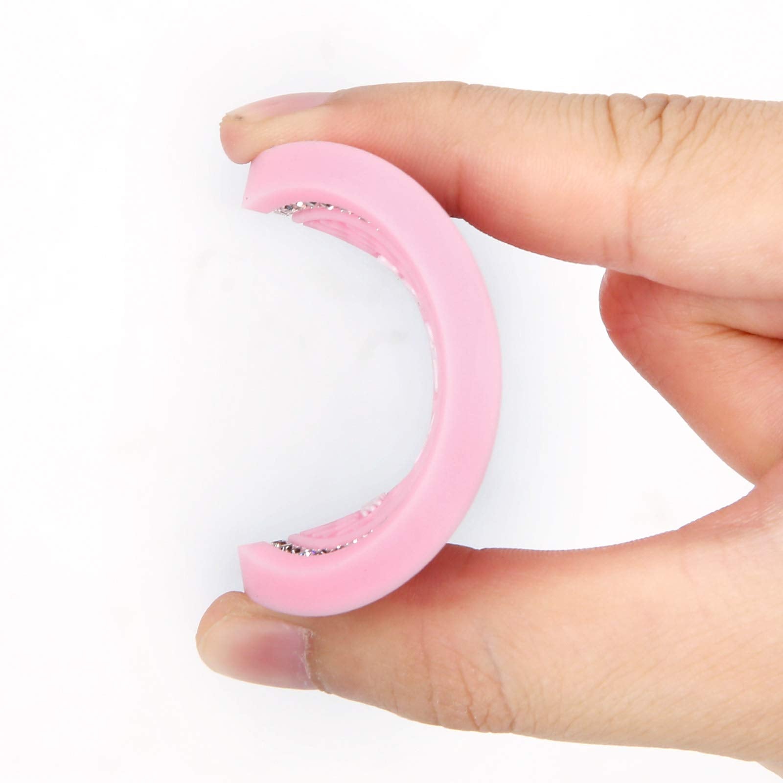 2 Pack Bling Car Cup Holders Universal, 2.75 Inch Silicone Anti Slip Cup Coaster Embedded In Ornaments Coaster, Crystal Rhinesto