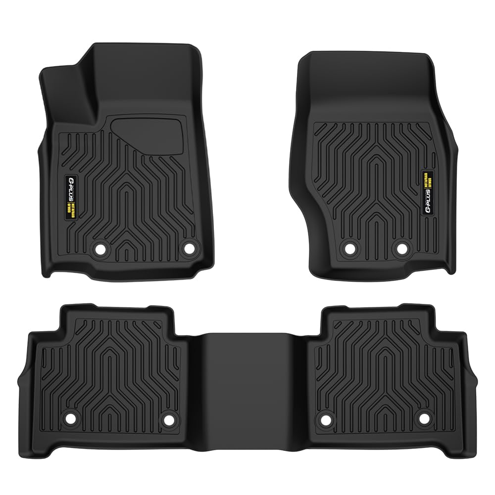 G-PLUS Floor Mats Cargo Liners, Compatible with Jeep Grand Cherokee 2022-2024 (Include 4xe NOT for L or WK), 1st & 2nd Row, All 