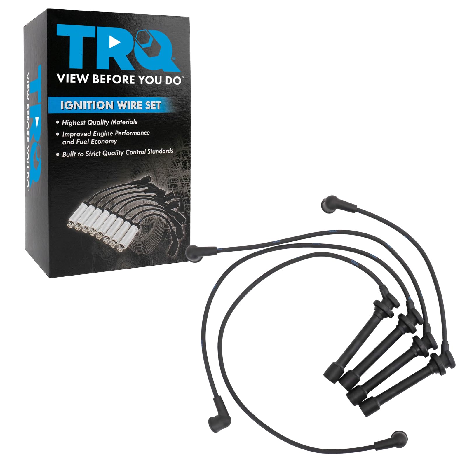 Trq Spark Plug Wire Set Compatible With 1993-1996 Nissan Altima