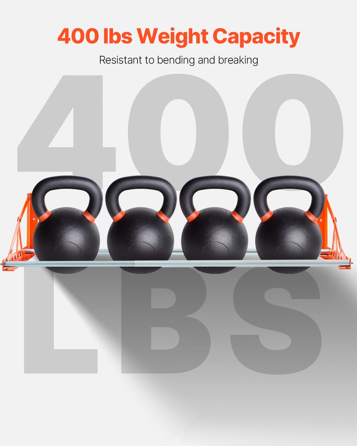 VEVOR Wall Mounted Tire Rack, 31 - 56 Adjustable Tire Rack, Q235 Heavy-Duty Steel Tire Storage Rack for R14-R20 inch Standar