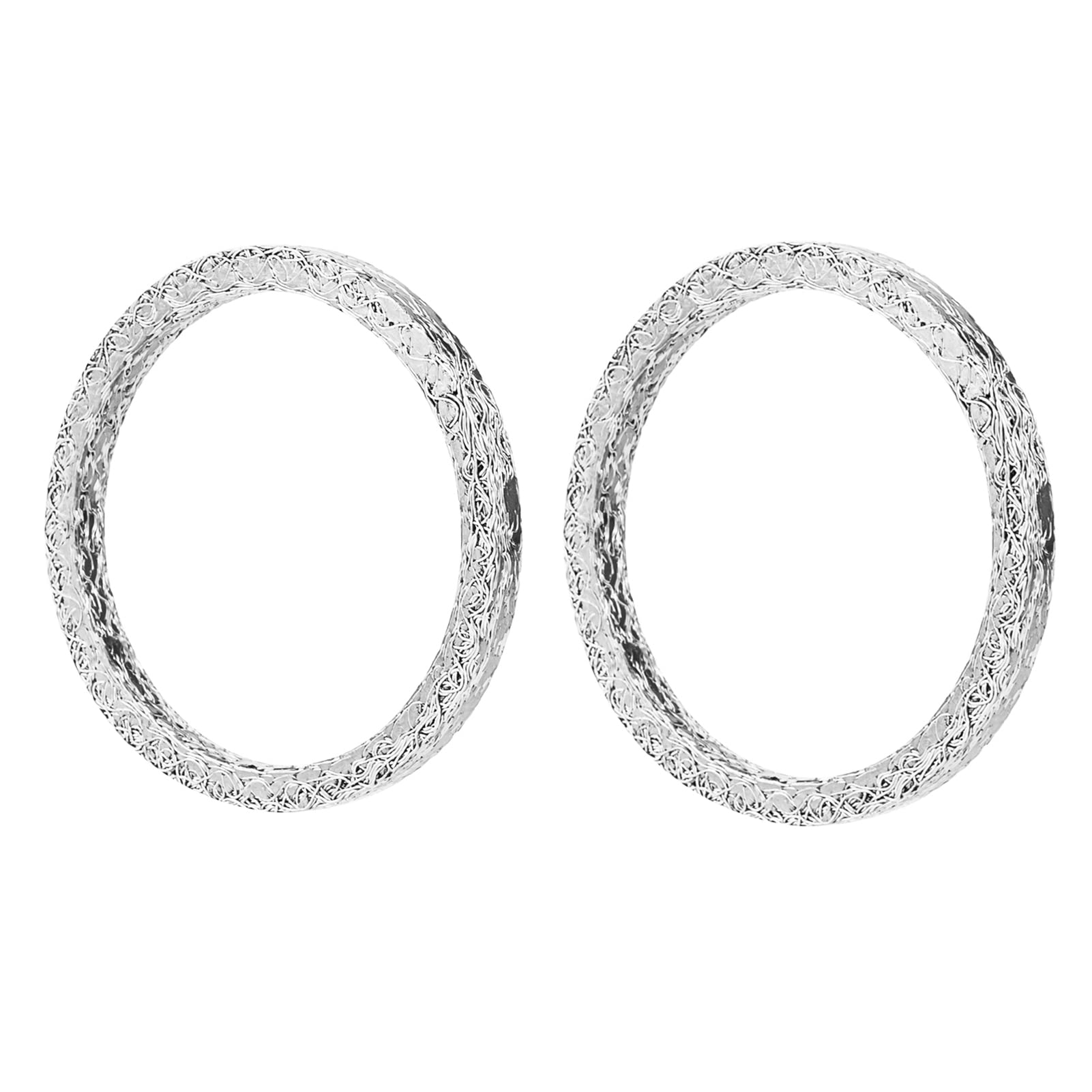 Mofun Exhaust Gasket Kit Harley Exhaust Flange Compatible With 1984-2023 Harley Big Twin Sportster Touring Softail Dyna,Steel Mesh Style