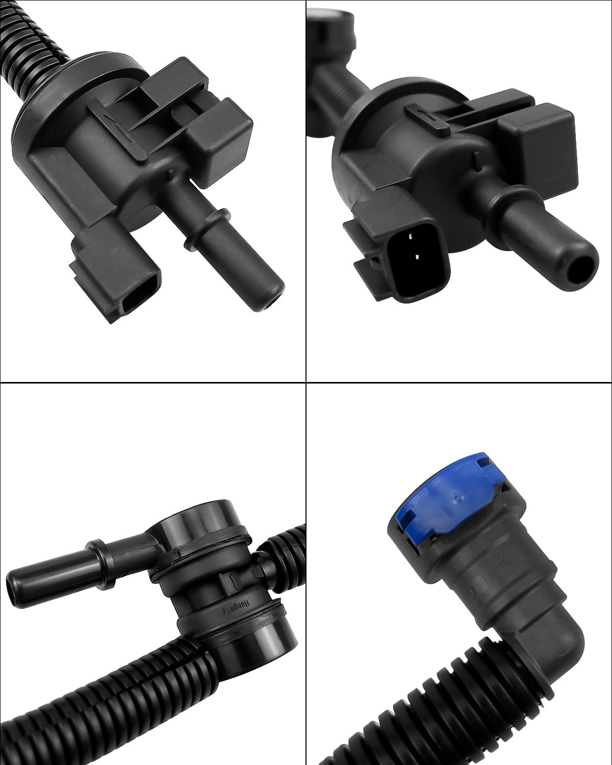 Fuel Line Bracket with Purge Solenoid Valve Fit for Ford F-150 Edge Explorer Lincoln Aviator Replace GL3Z-9B325-B, FL3Z-9B325-A,