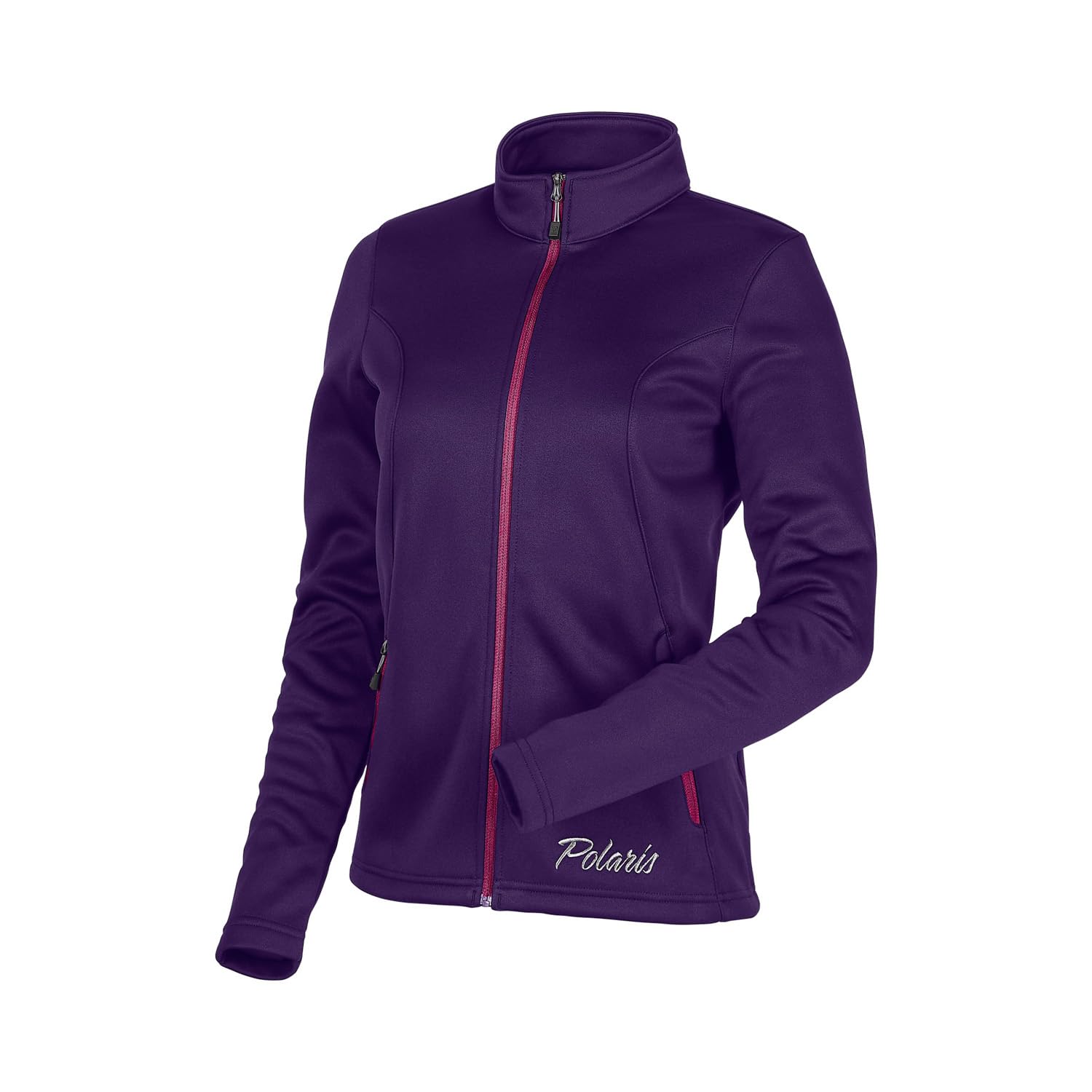 Polaris Womens Switchback Mid-Layer, Fleece, Polyester and Spandex, Purple - 2864529,Purple,S
