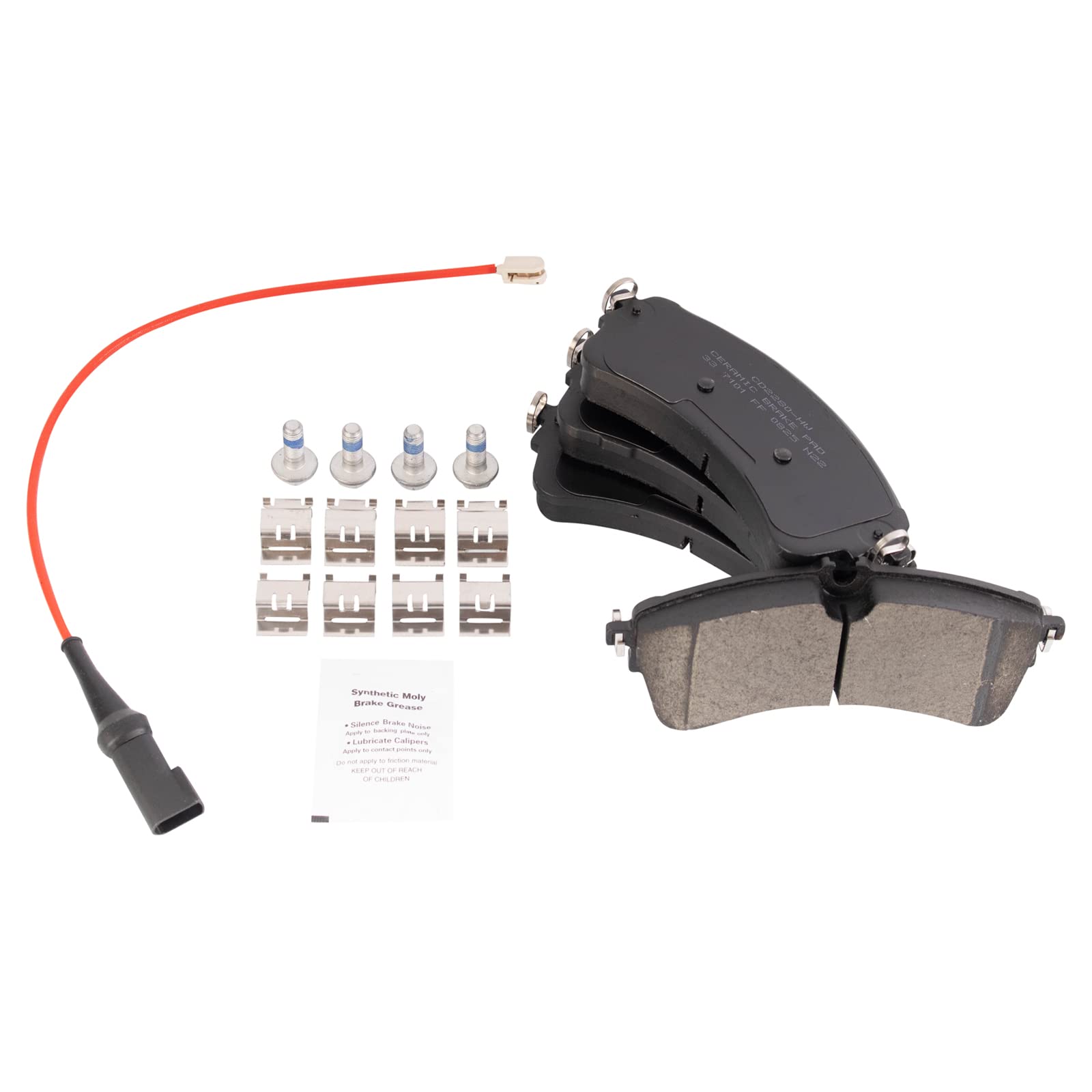 TRQ Rear Brake Pads Ceramic Compatible with 2020 Ford Transit-150 Transit-250 Transit-350 Transit-350 HD