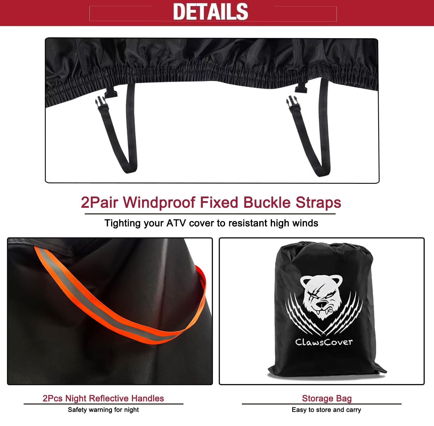 2 Seater Utv Covers Outdoor Waterproof,Heavy Duty Tearproof Polyester Fabric,Fadeless Anti-Uv Side By Side Cover Fit For Polaris