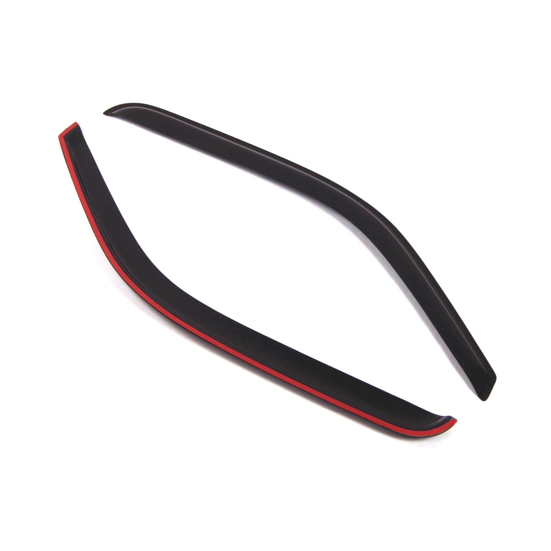 Tuningpros Wd2-052 Dark Smoke 2 Pcs Set Window Visor (Outside Mount) Deflector Rain Guard Compatible With 2007-2013 Chevrolet Si