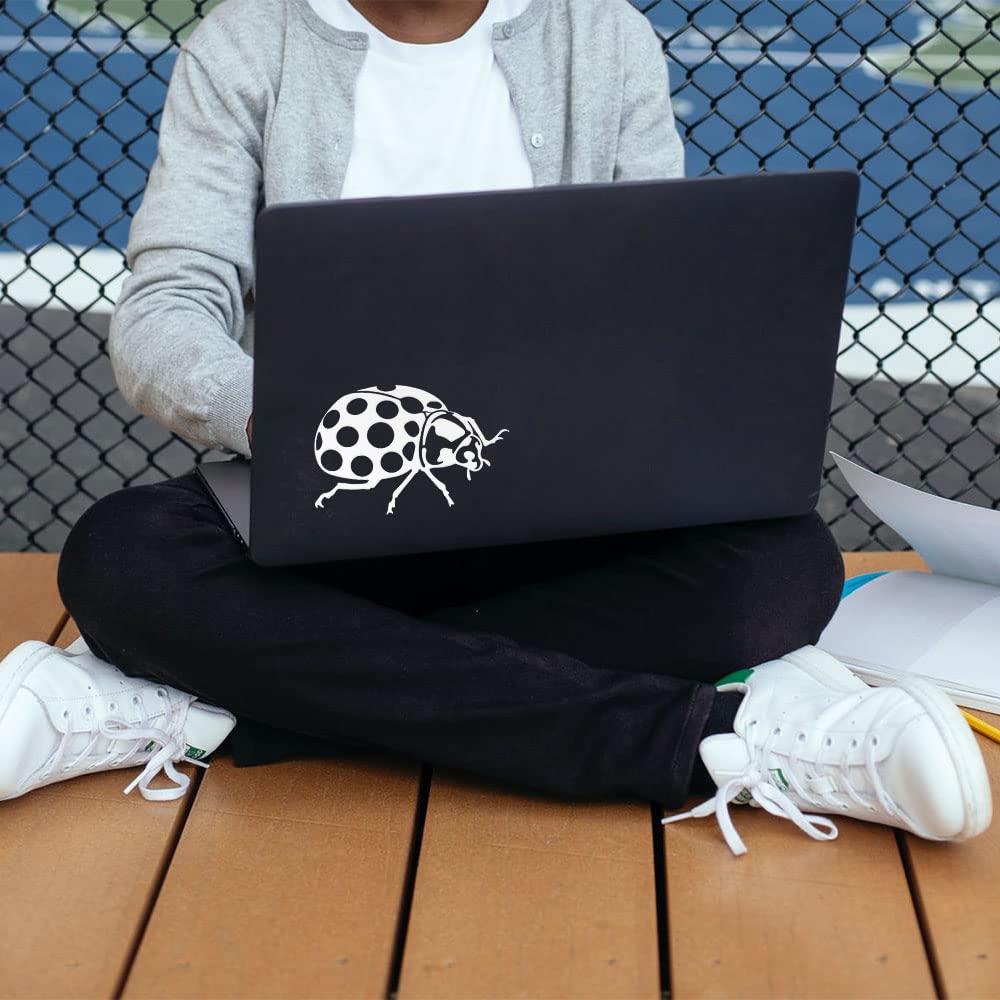 Wirester 6 Inch Clear Vinyl Decal Sticker Decoration For Car Window (Or Any Flat Surface) - Bug