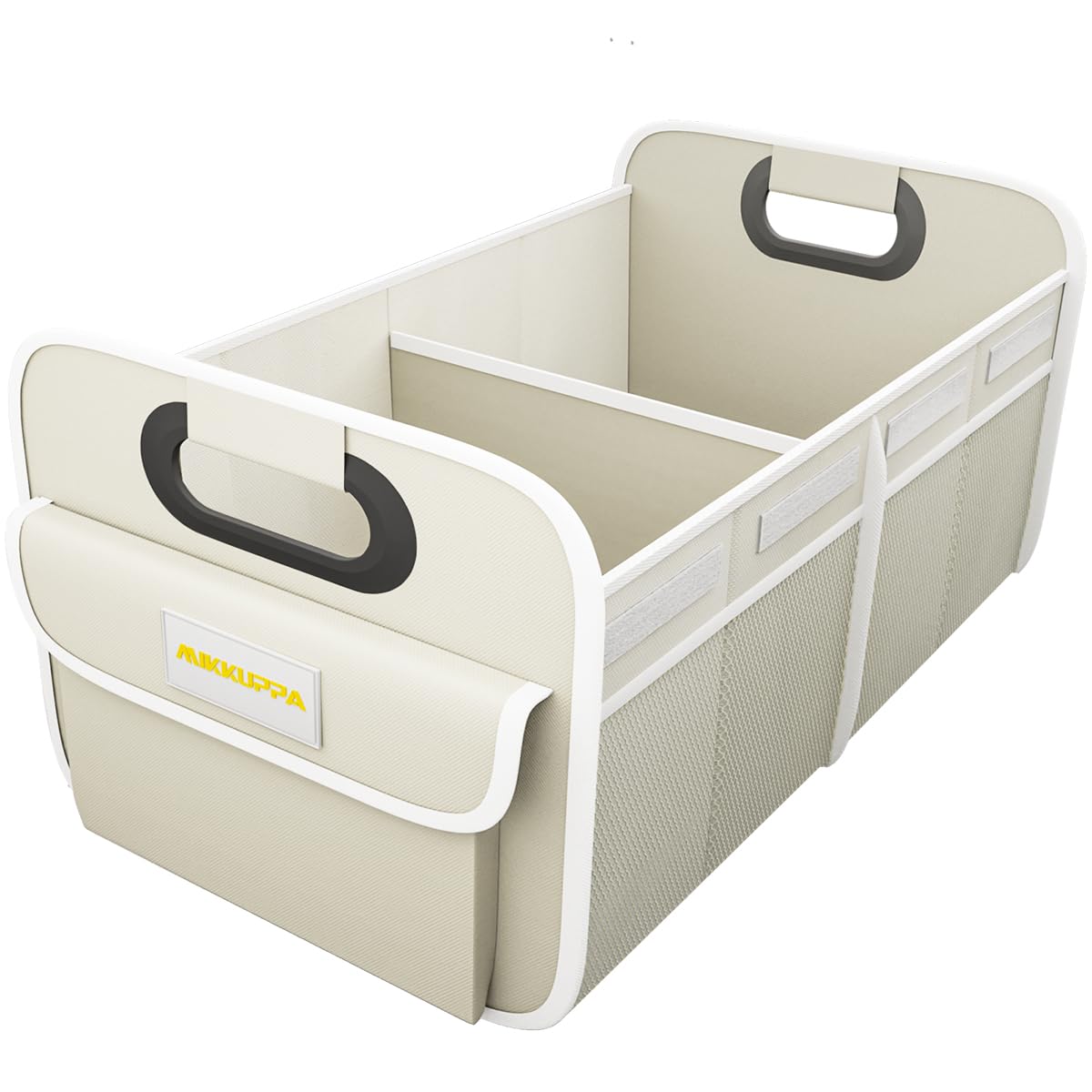 MIKKUPPA Car Trunk Organizer - 70L Collapsible Trunk Organizer for Groceries, Car Storage Organizers for SUV Auto Truck Van with