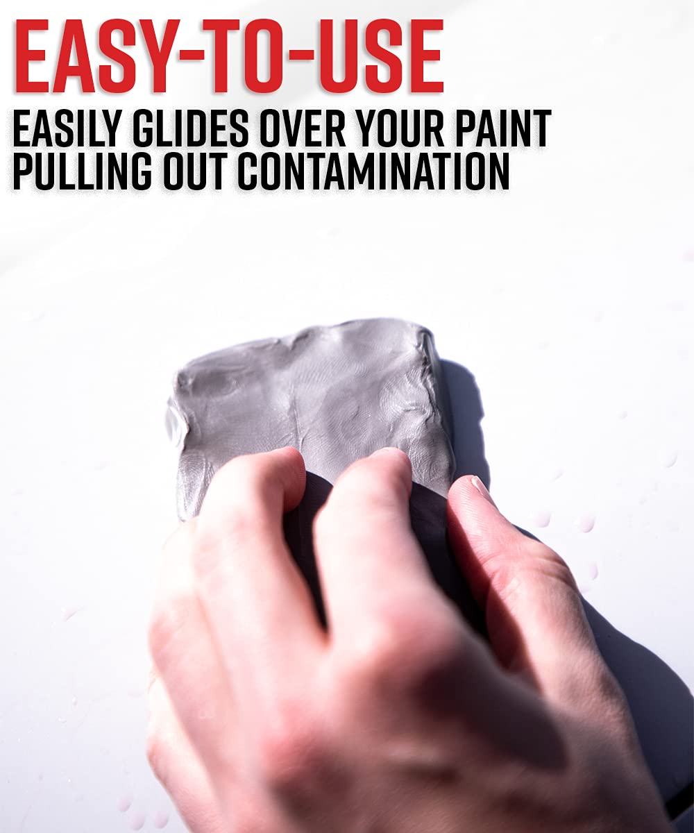 Adam'S Polishes Fine Grade Clay Bar - Removes Debris & Dirt From Vehicle For Paint, Glass, Trim, Wheels | Add Shine, Gloss & Res