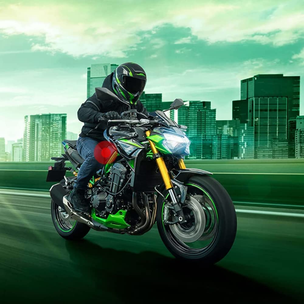 Katie Devi Motorcycle Sticker Decal Set For Kawasaki Z900 Z900Se Z 900 Se 2017-2023, Black Rubber Protectors, 4 Pcs