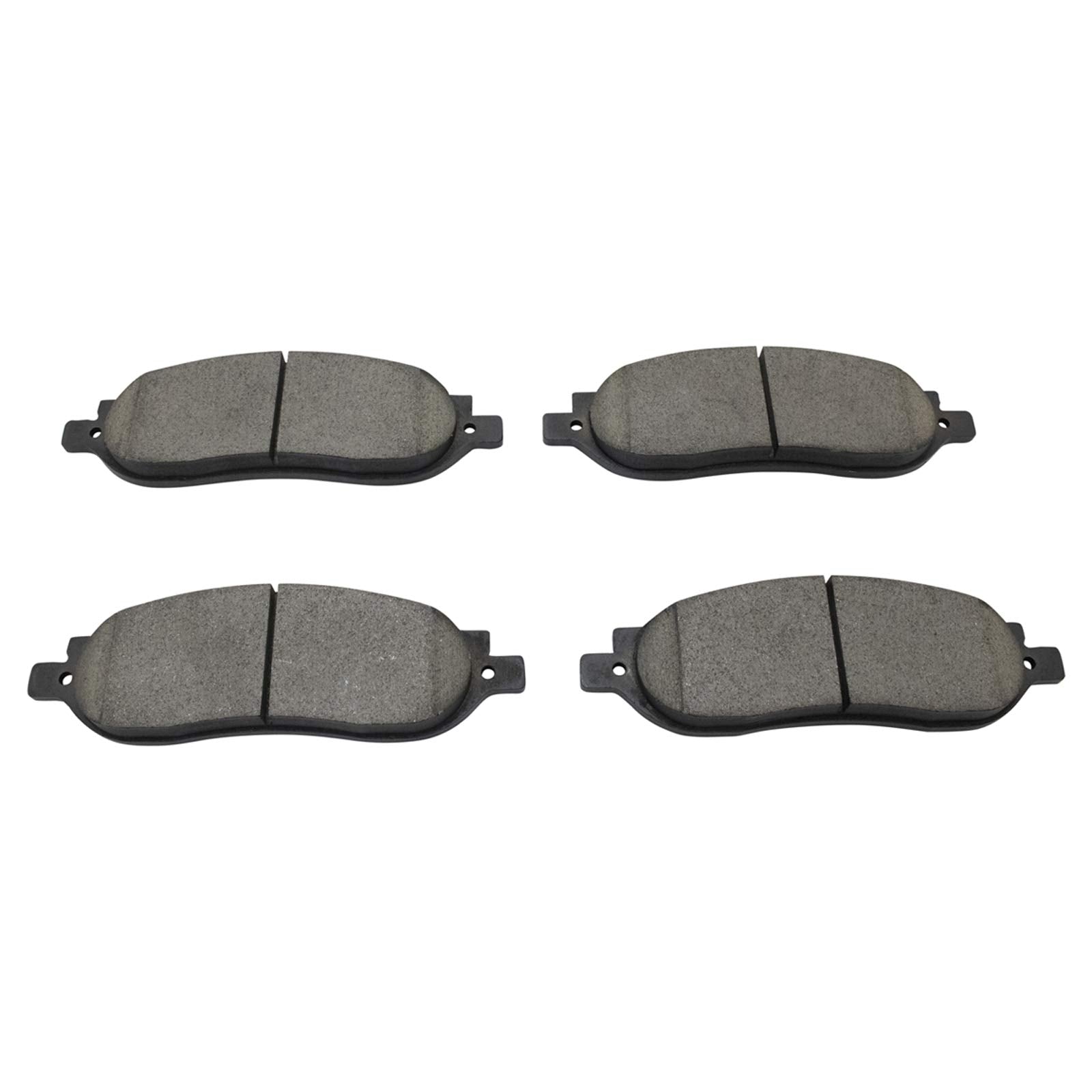 TRQ Rear Brake Pads Ceramic Compatible with 2005-2007 Ford F-250 Super Duty F-350 Super Duty