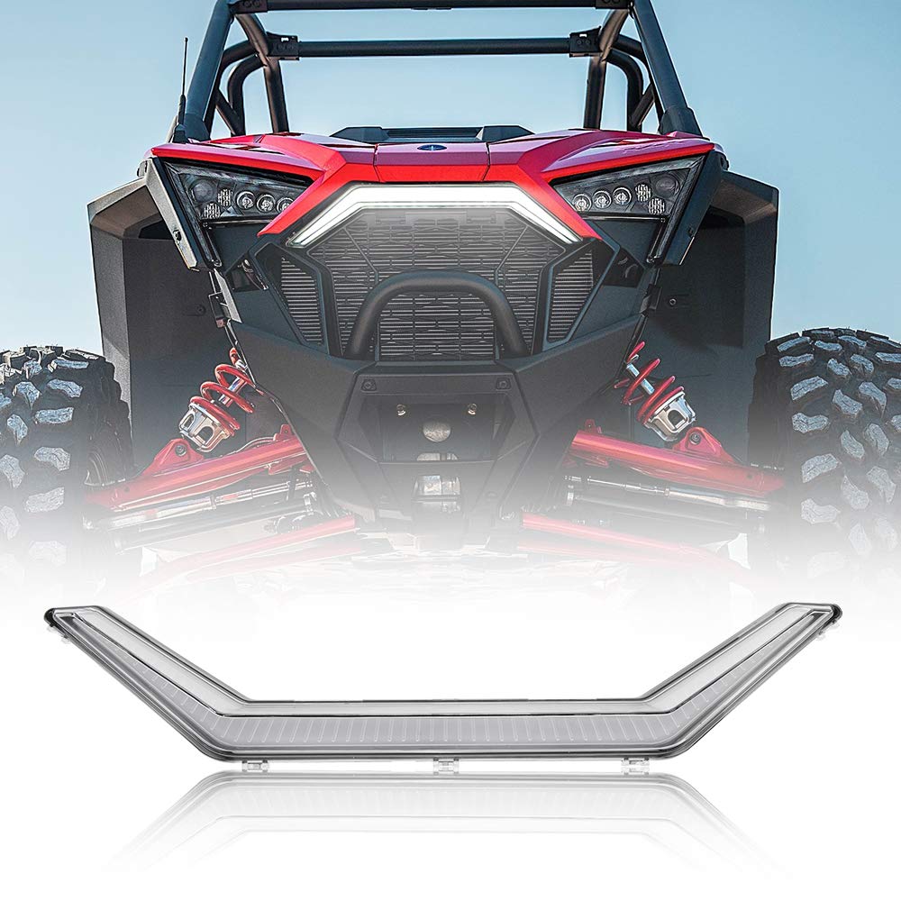 Kemimoto Pro Xp Light Compatible With 2020-2025 Rzr Pro Xp/Rzr Pro R/Rzr Turbo R, Rzr Pro Xp Front Accent Light Led Center Grill Light Front Light Easy Installation #2884346