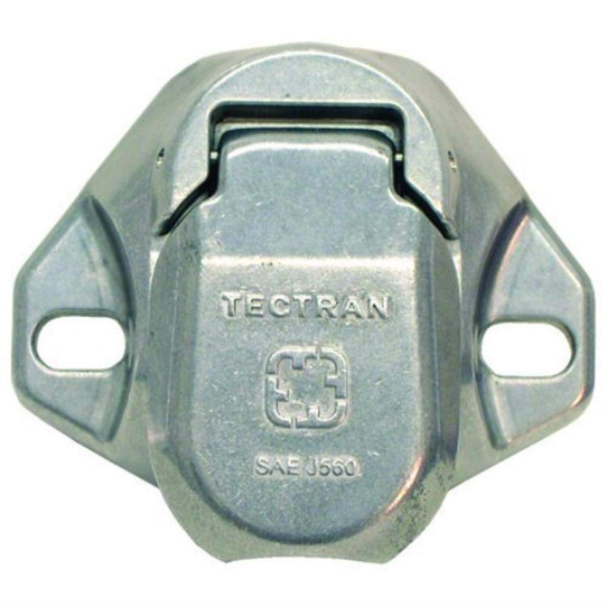 Tectran 670-28 Vertical Dual Pole Plug (Socket Tarp Systems Connector, Vertical Socket Assembly With 4 6 Gauge Terminals Include