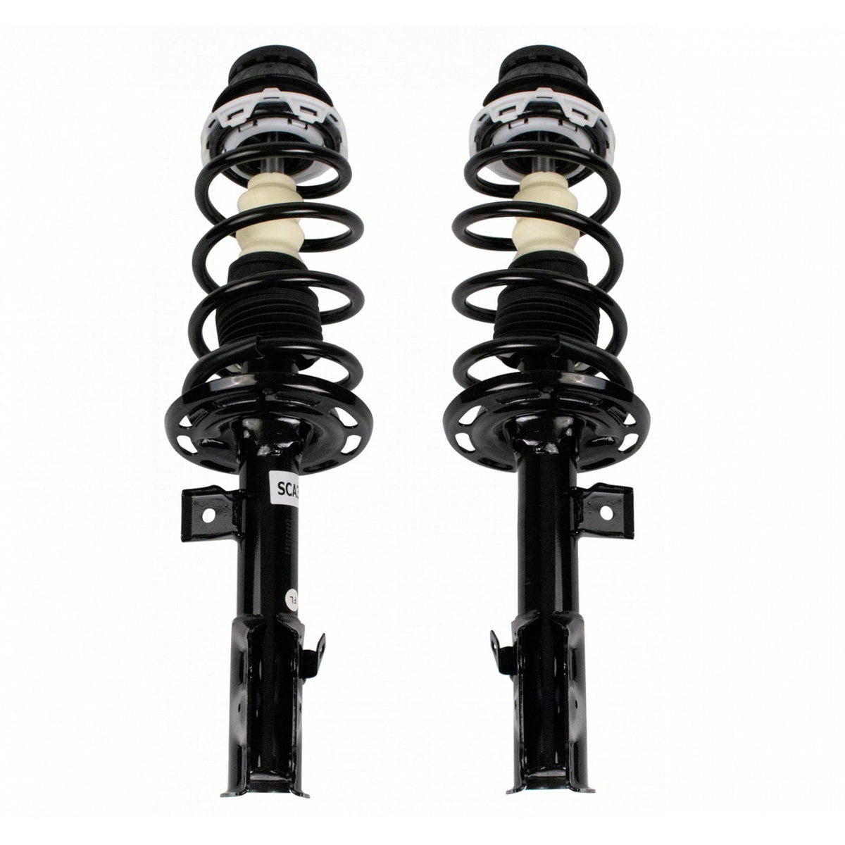 Trq Front Strut & Coil Spring Assembly Set Driver & Passenger Sides Compatible With 07-08 Honda Fit