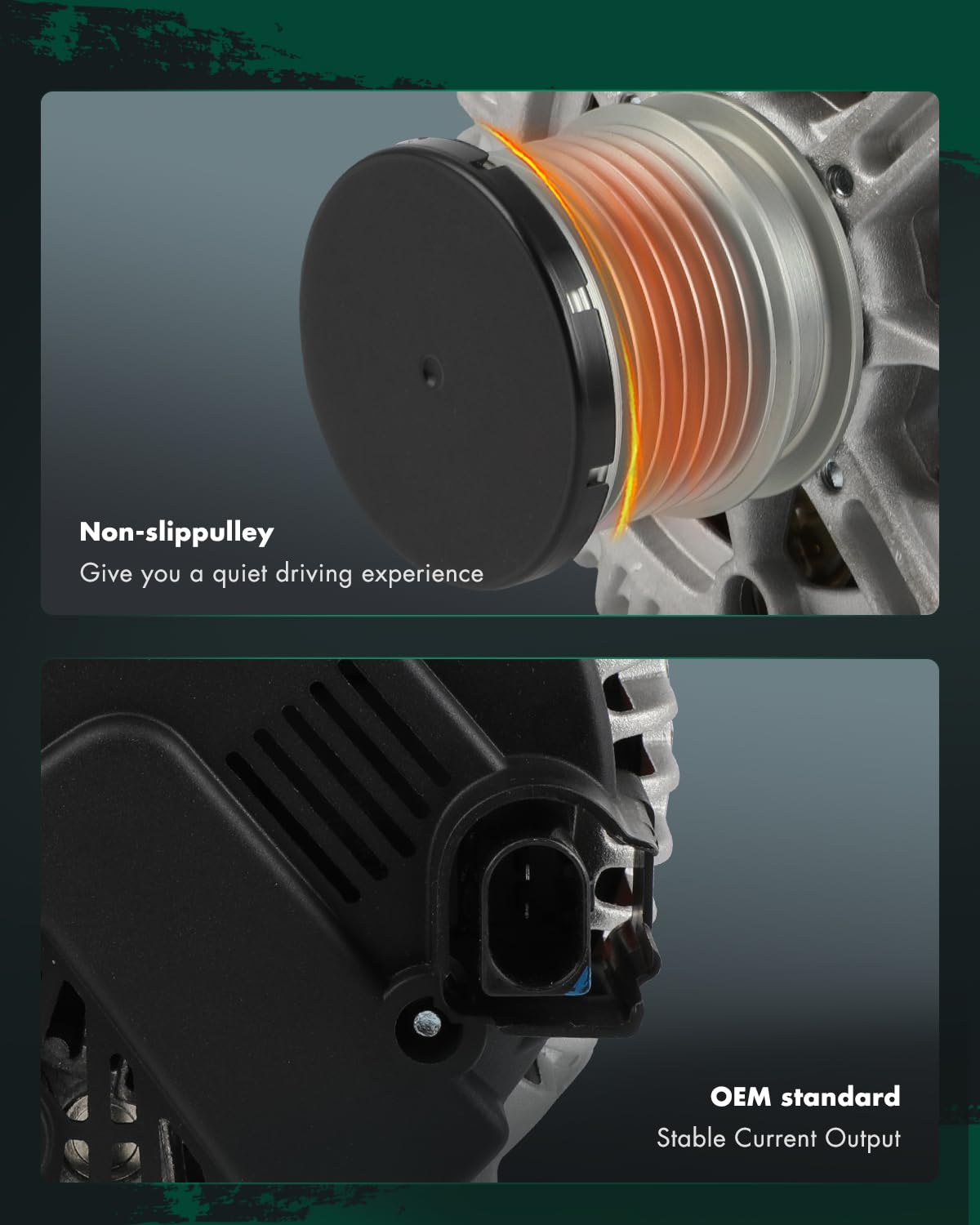 SCITOO Alternator Fit for Jeep Grand Cherokee & for Mercedes-Benz E280, E300, E320, ML320, for Sprinter 2500 3500 & for Dodge &