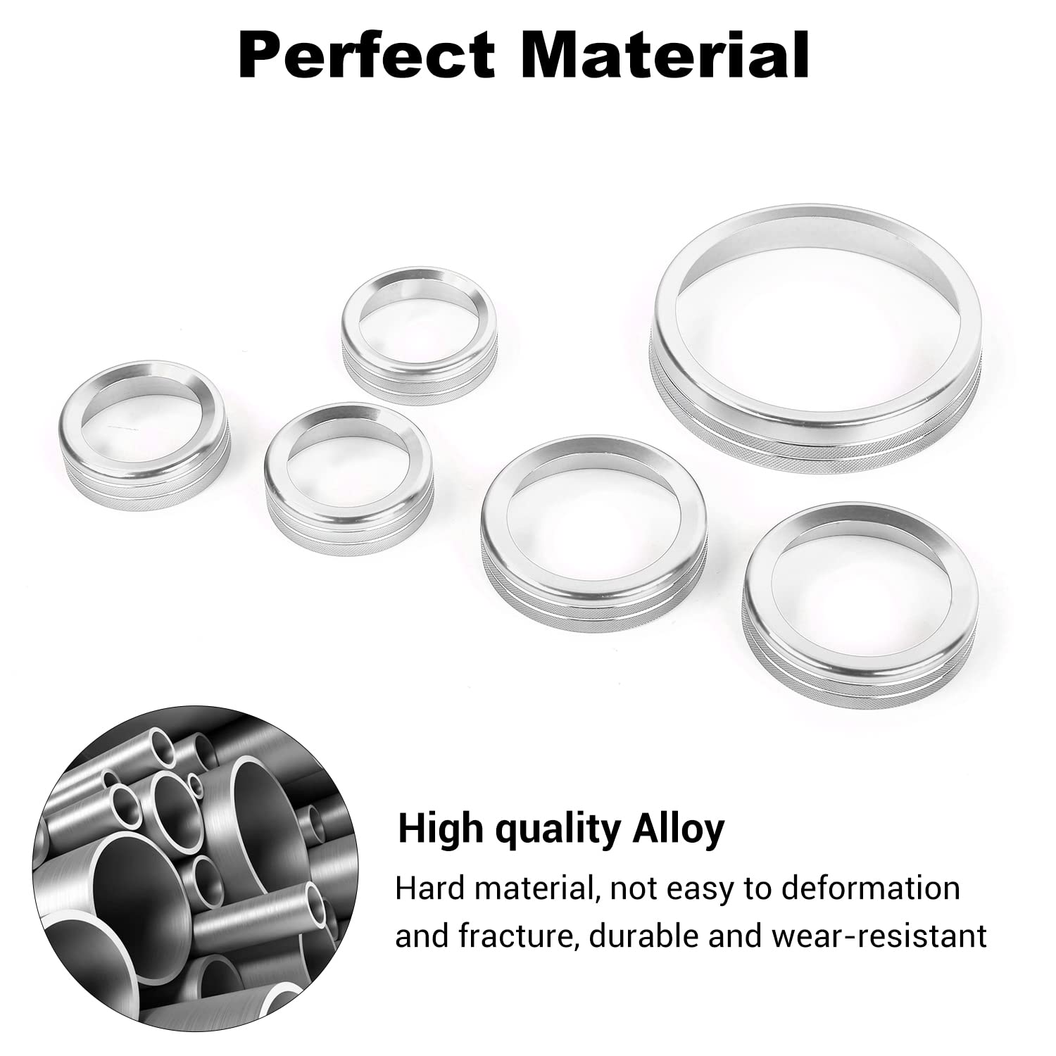 Jwwy Air Conditioner Headlight Switch Knob 4Wd Wheel Drive Trailer Gear Switch Knob Cover For 2021-2022 Ford Bronco Accessories