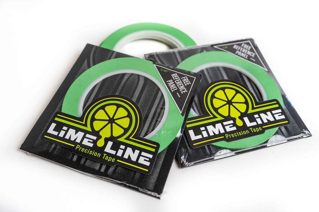 Lime Line 1/8' Fineline Automotive Pinstriping Masking Tape