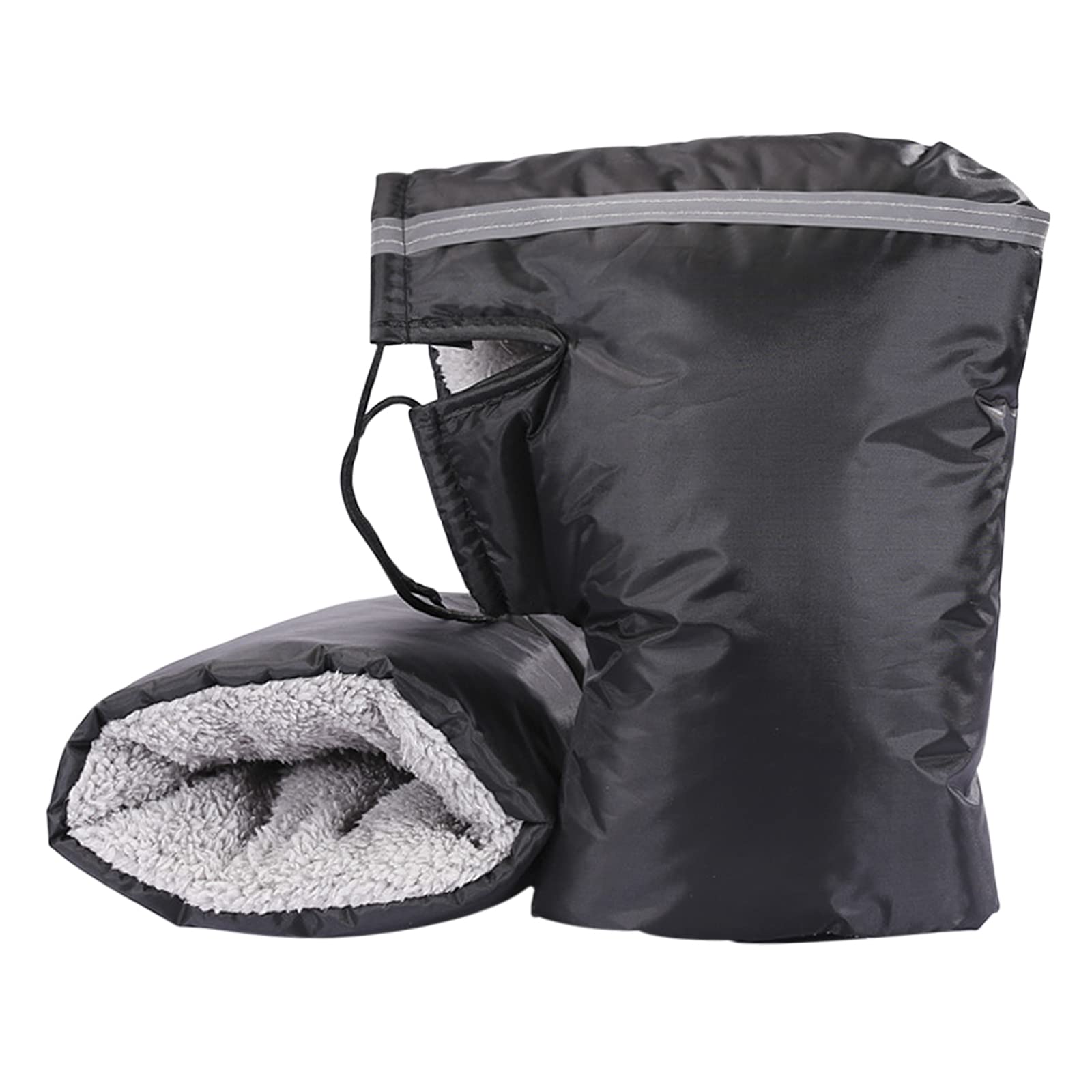 Motorcycle Handlebar Muffs Gloves Windproof Waterproof Mitts Snowmobile Scooter Atv Motorbike Handle Grip Gloves Cold Weather Thermal Gloves E-Bike Cycling Gloves Universal Winter Hands Warmer Gloves