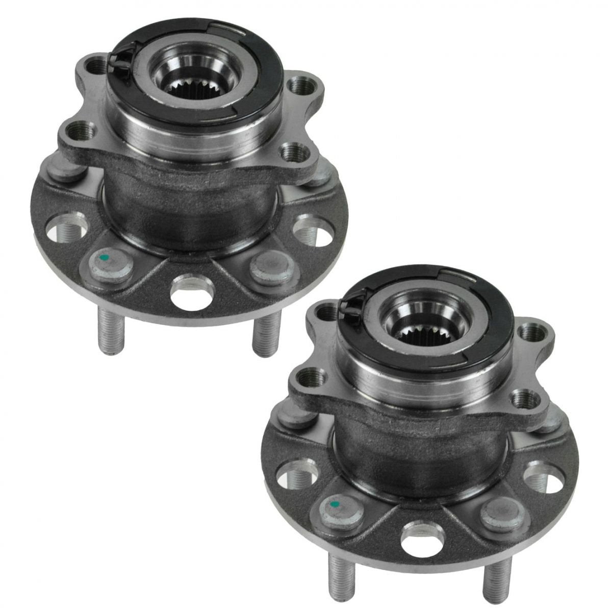 Trq Rear Wheel Hub Bearings Assembly Set Compatible With 2007-2008 Dodge Caliber 2007-2017 Jeep Compass Patriot