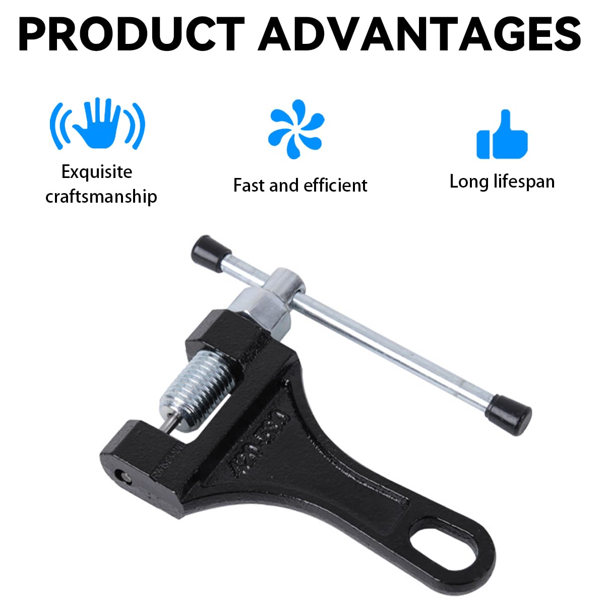 AUCELI Chain Breaker #420-530, Chain Tool for Motorcycle Dirt Pit Bike ATV Quad Go Kart Bicycle Scooter, Chain Break # 420 428 5