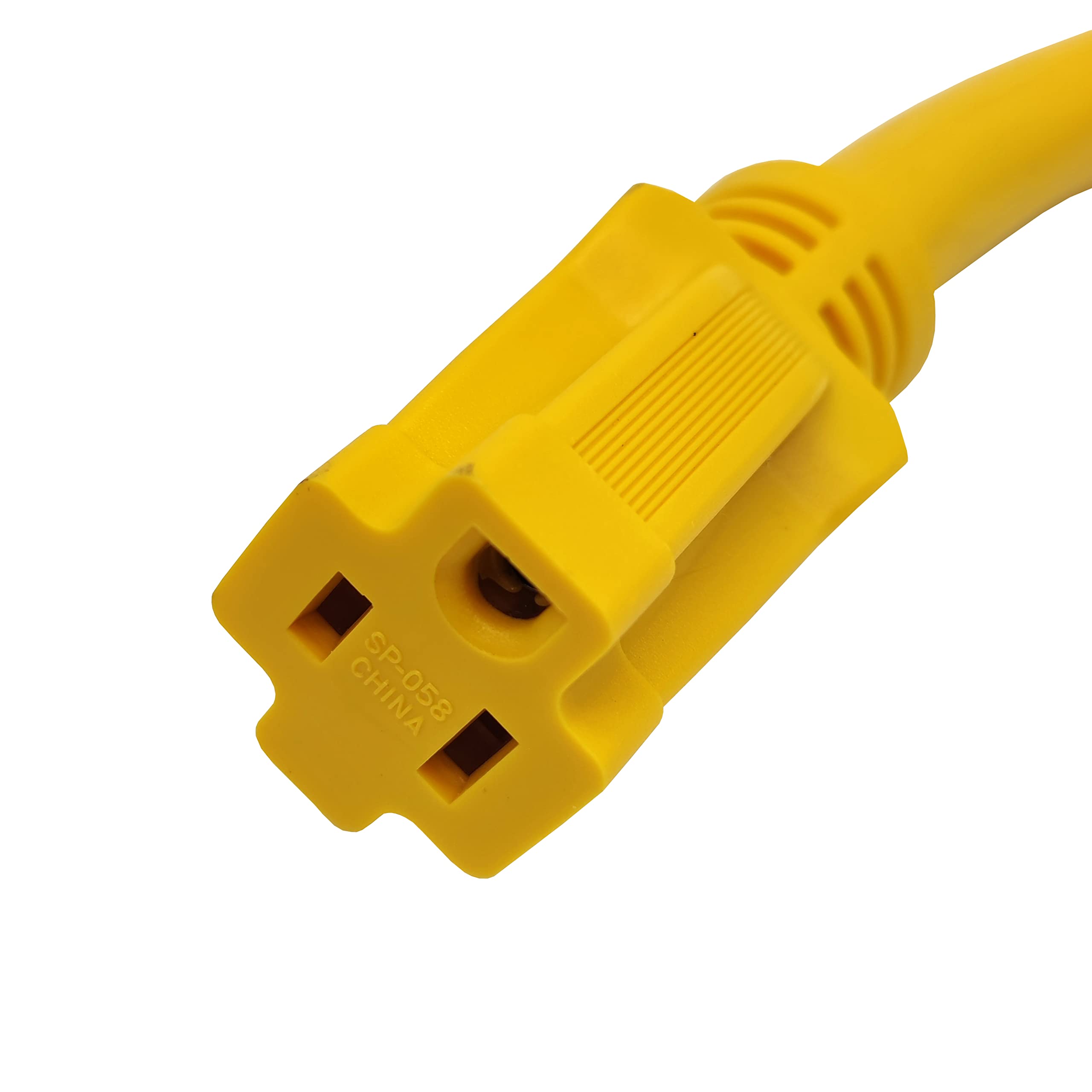 Parkworld 691975 Rv Pigtail Shore Power 30A Male L5-30P To 5-15R Female 15A Dogbone Adapter Power Cord Twist Lock L5-30P Male To