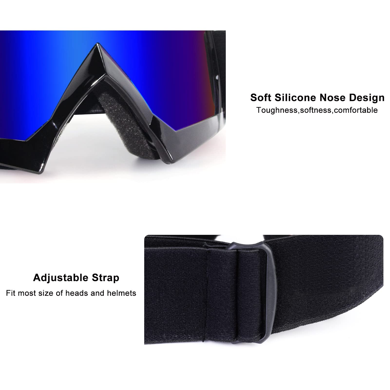 Youth Dirt Bike Goggles Mx Goggles For Adults Atv Goggles Kid Motocross Goggles Motorcycle Goggles Riding Racing Goggles